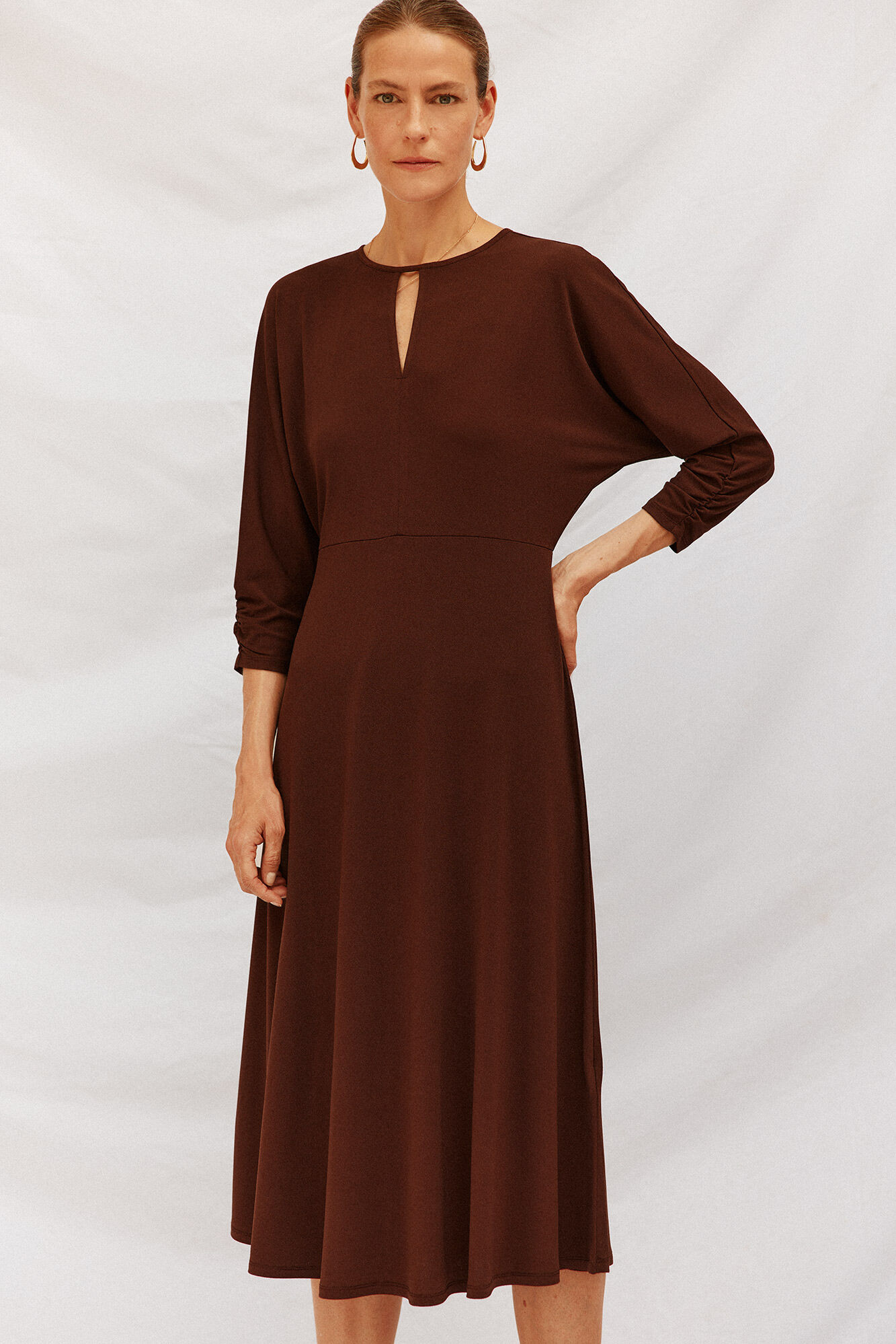 Cortefiel Flowing printed dress