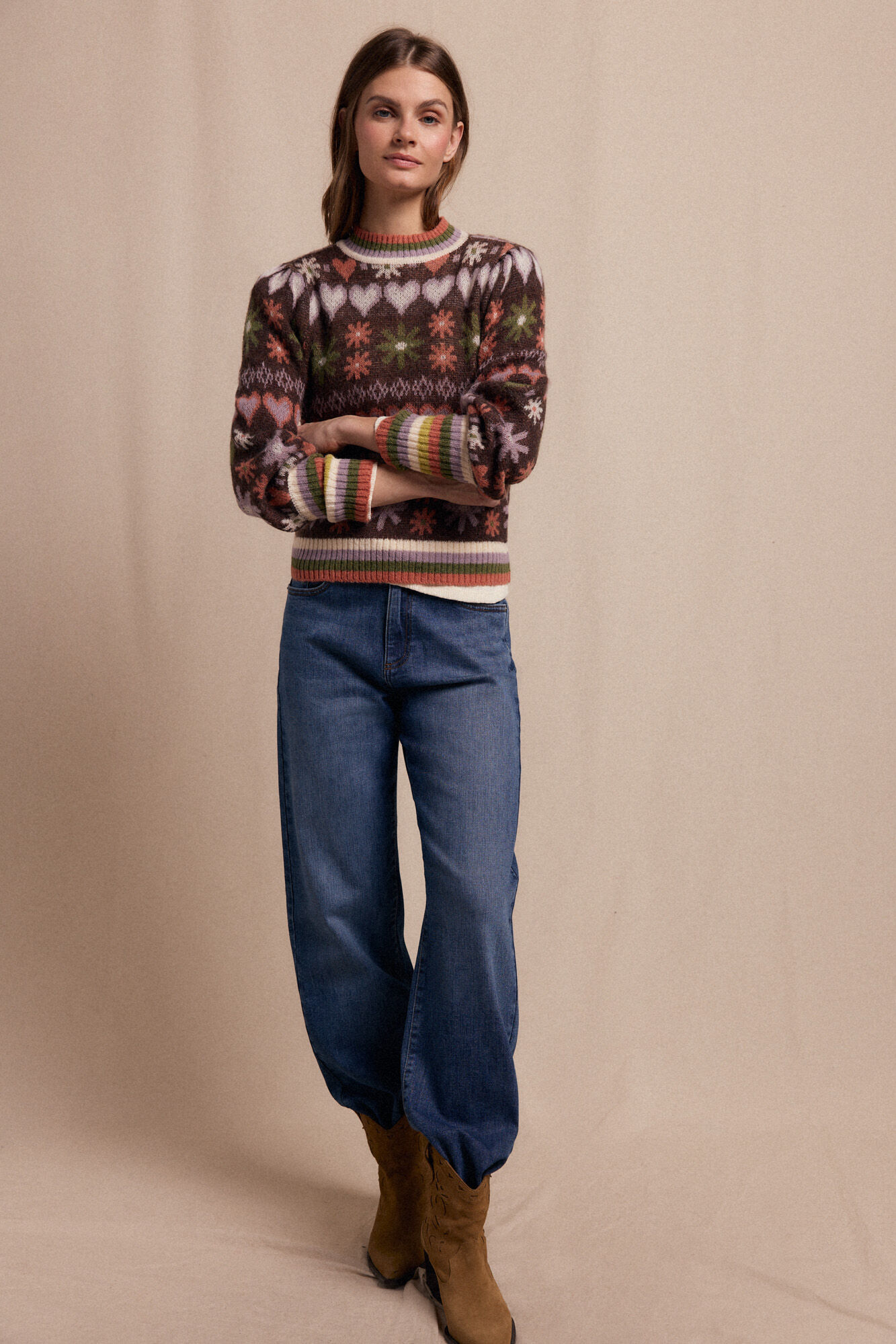 Slowlove Camisola grecas