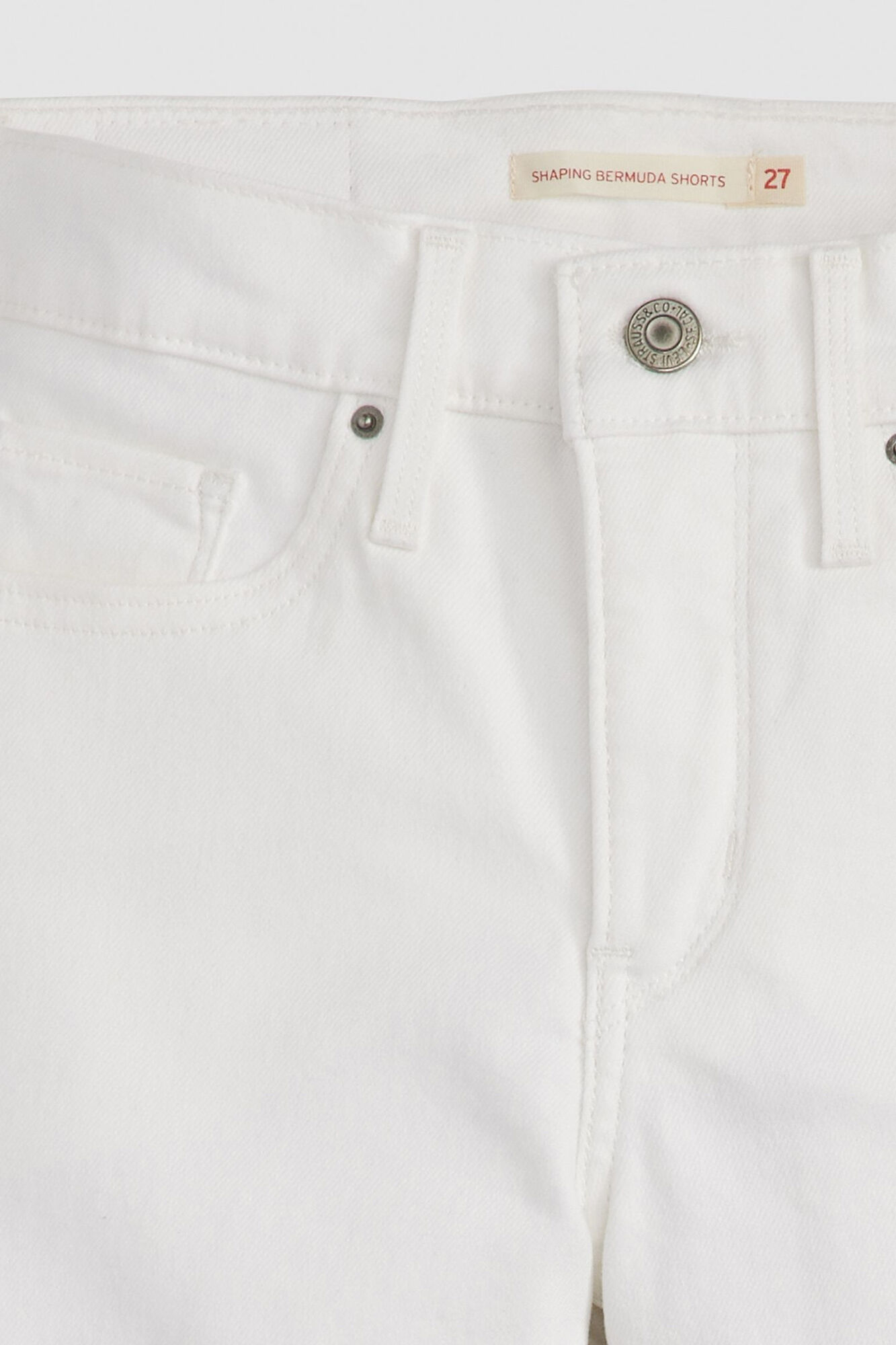Levi's Bermuda moldadora Branco