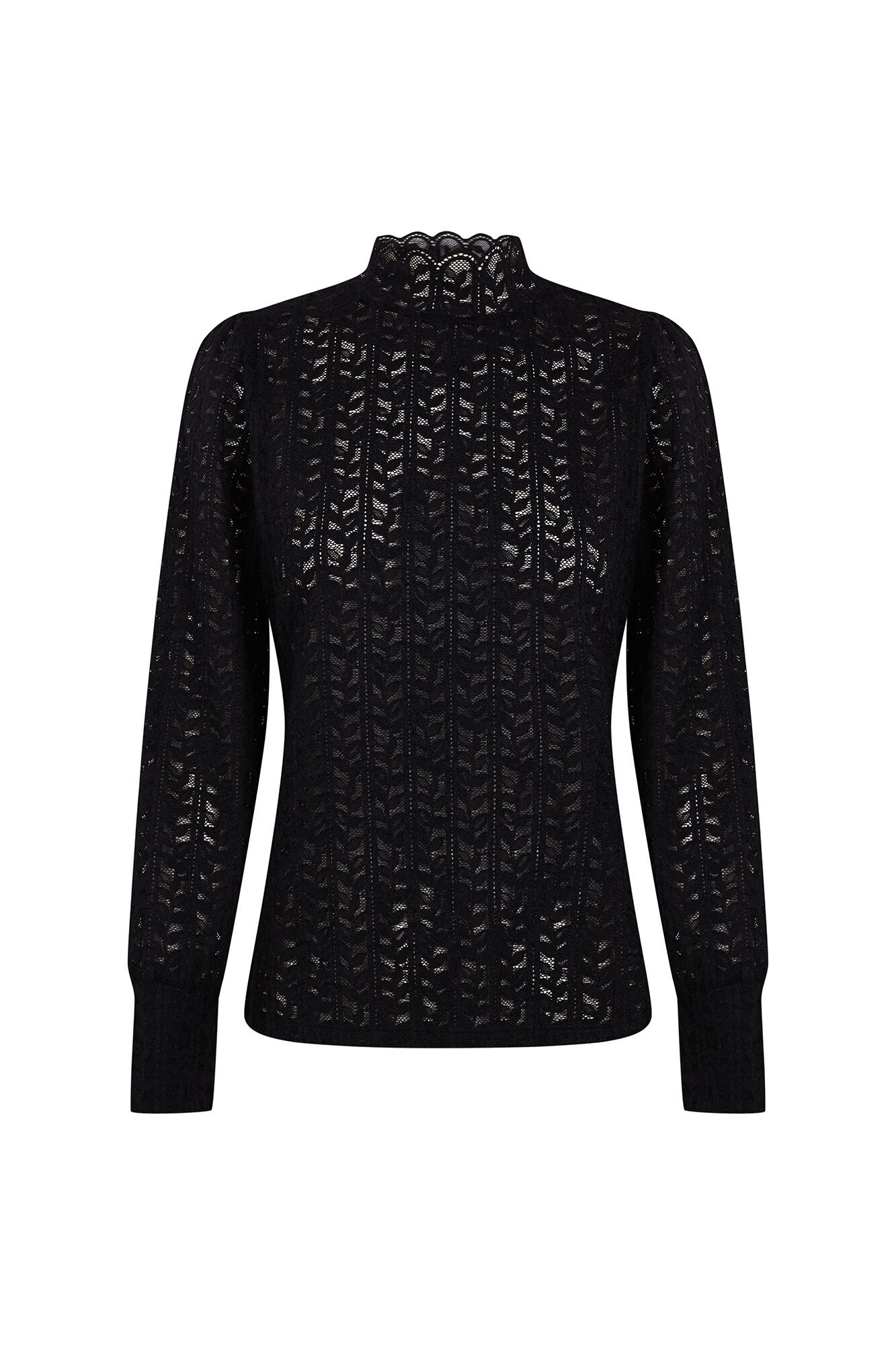 Slowlove Top estructura Negro