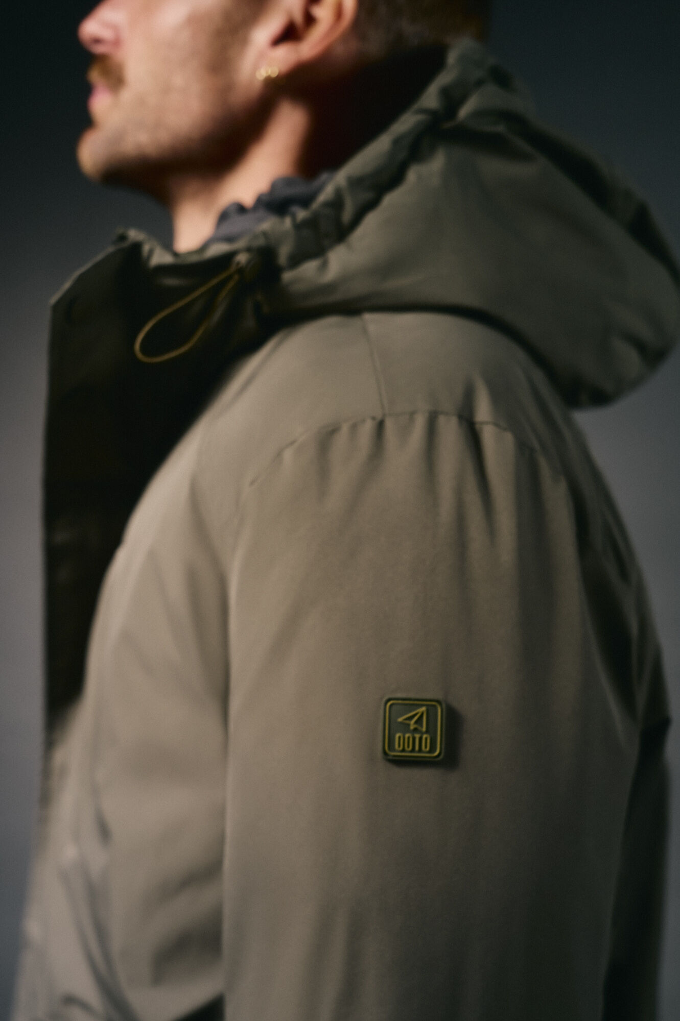 OOTO Parka acolchada capucha Kaki