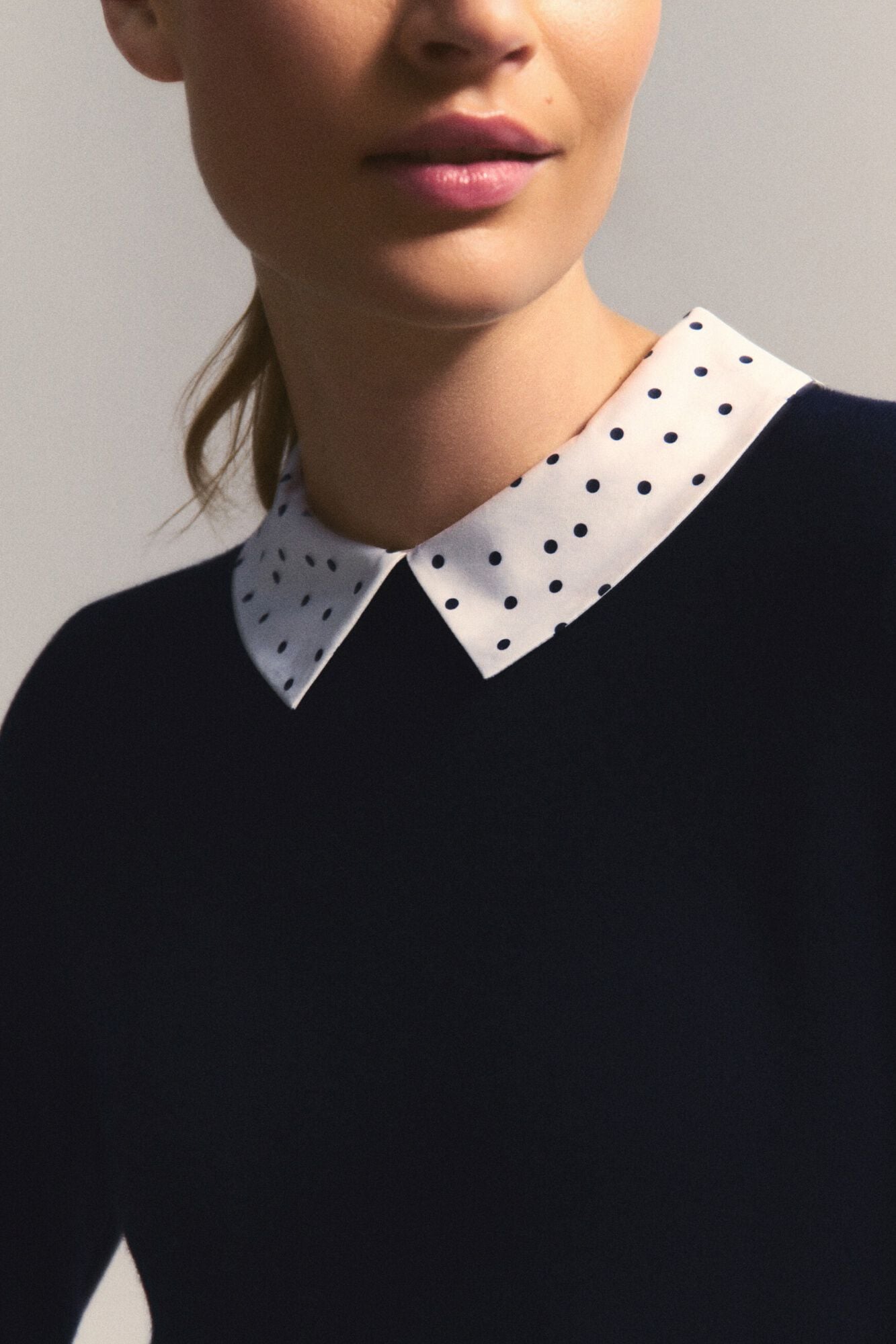 Caroll Camisola justa Mpamela Azul