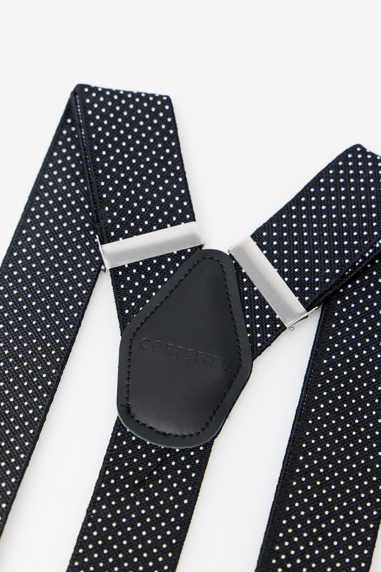 Cortefiel Tirante elastico microlunar Negro