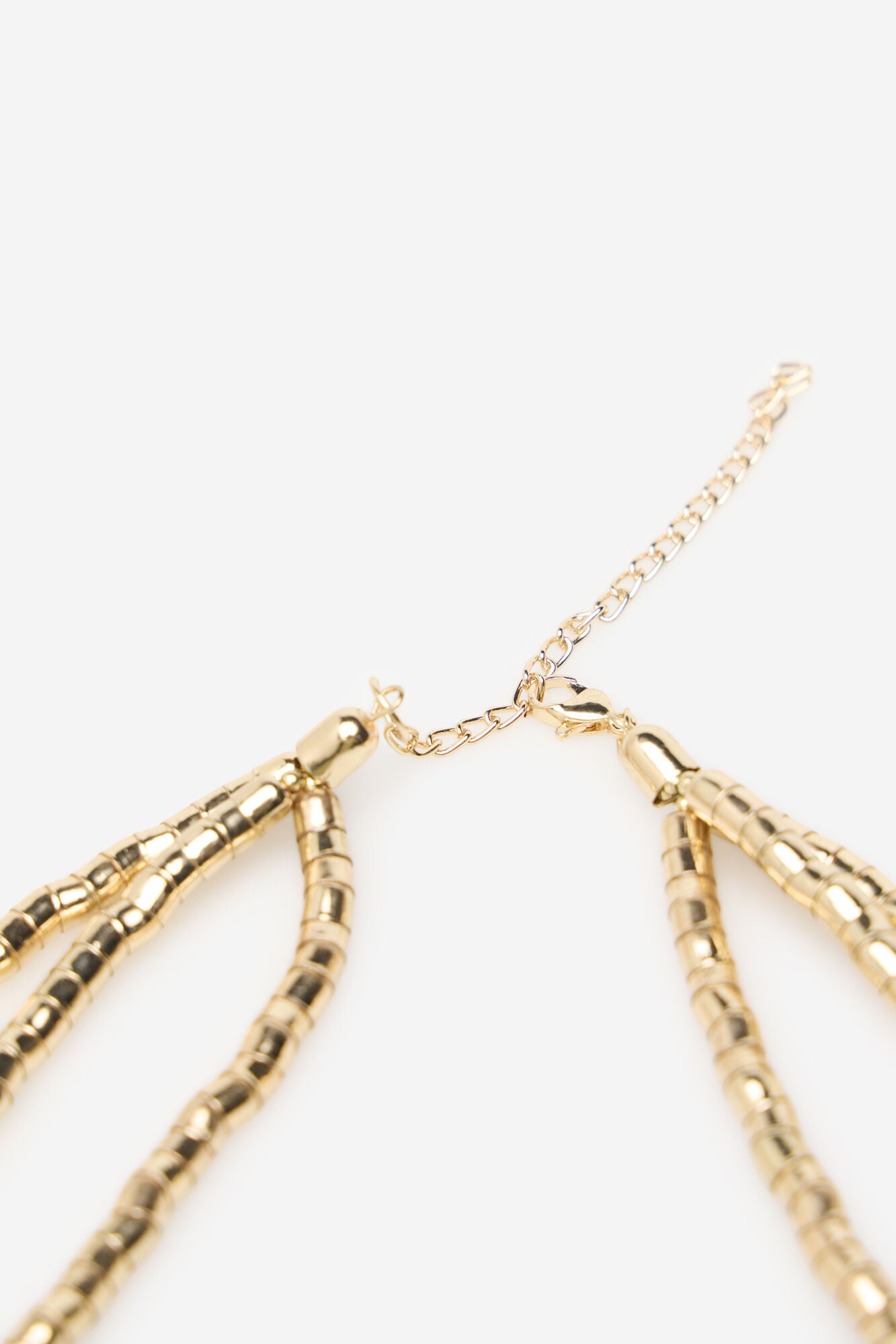 Cortefiel Triple stone necklace Yellow