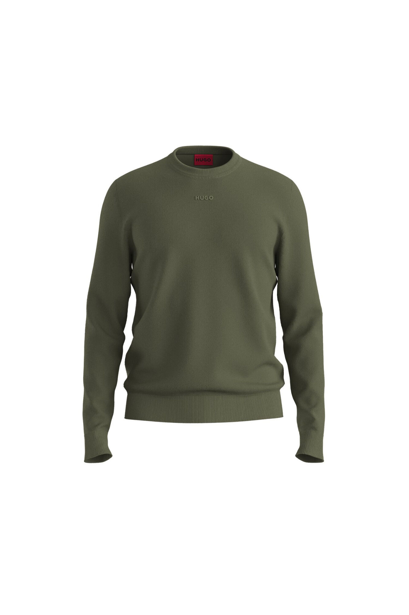 HUGO Camisola gola redonda Verde