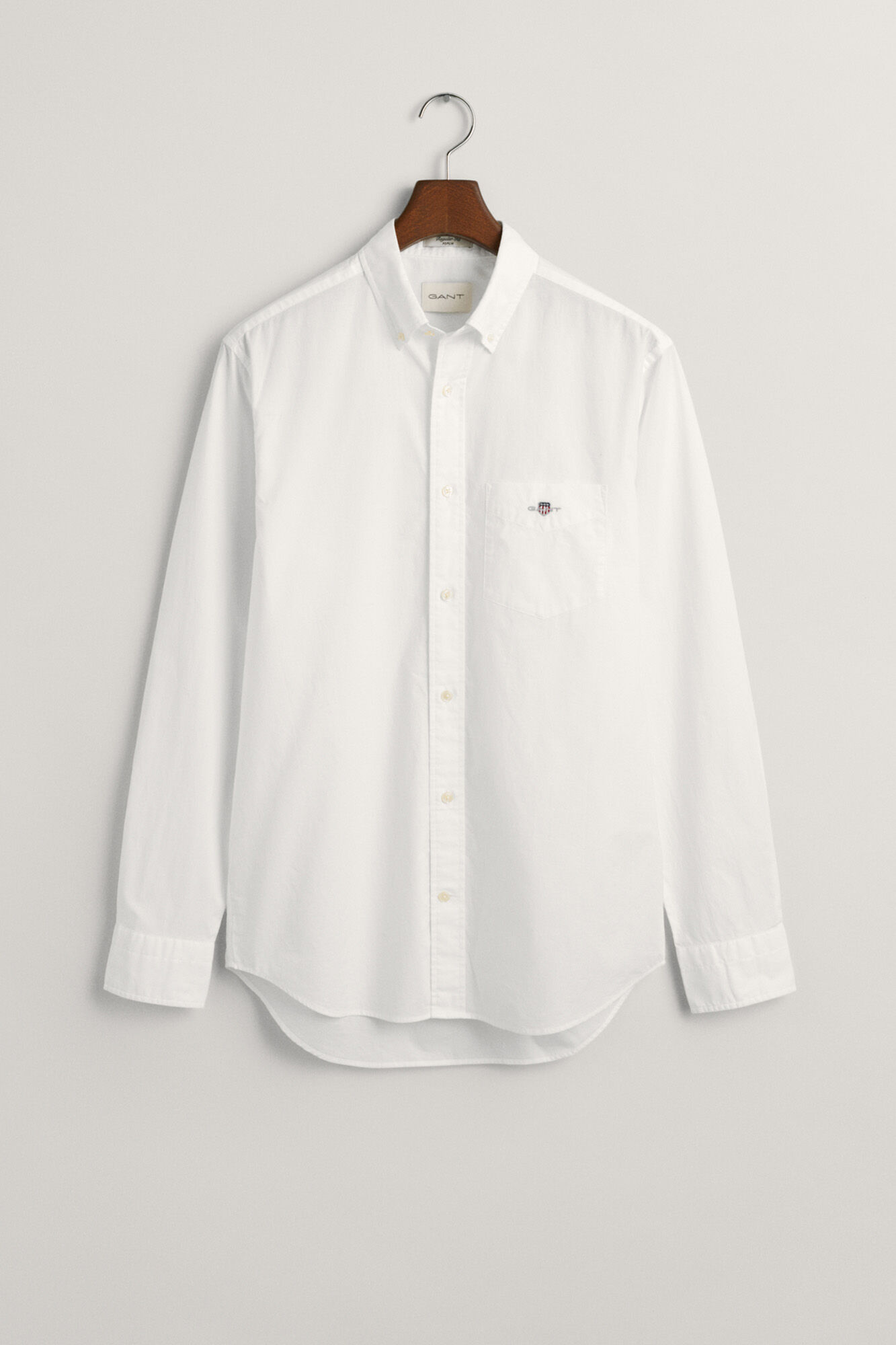 Gant Camisa de popeline Branco