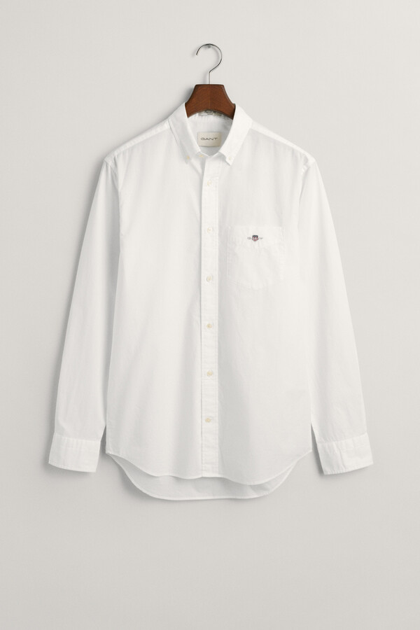 Cortefiel Camisa popelina Blanco 