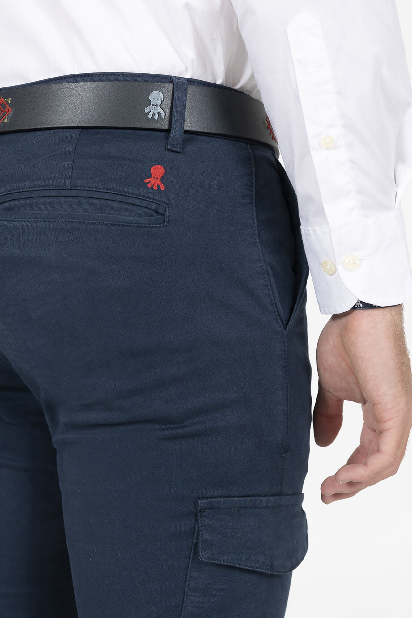 elPulpo Cal&ccedil;as woodcutter Azul