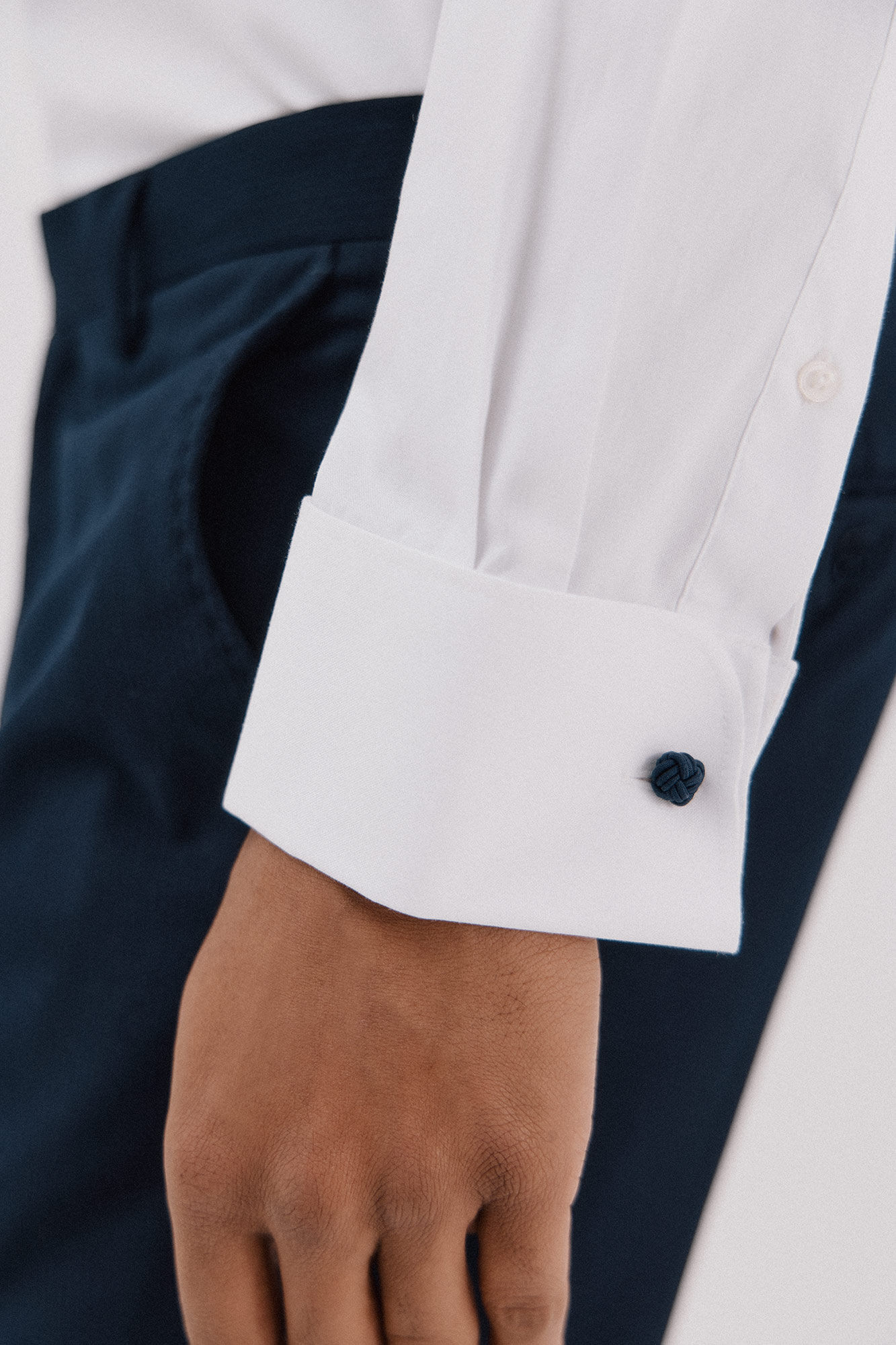 Cortefiel Tencel cotton striped dress shirt