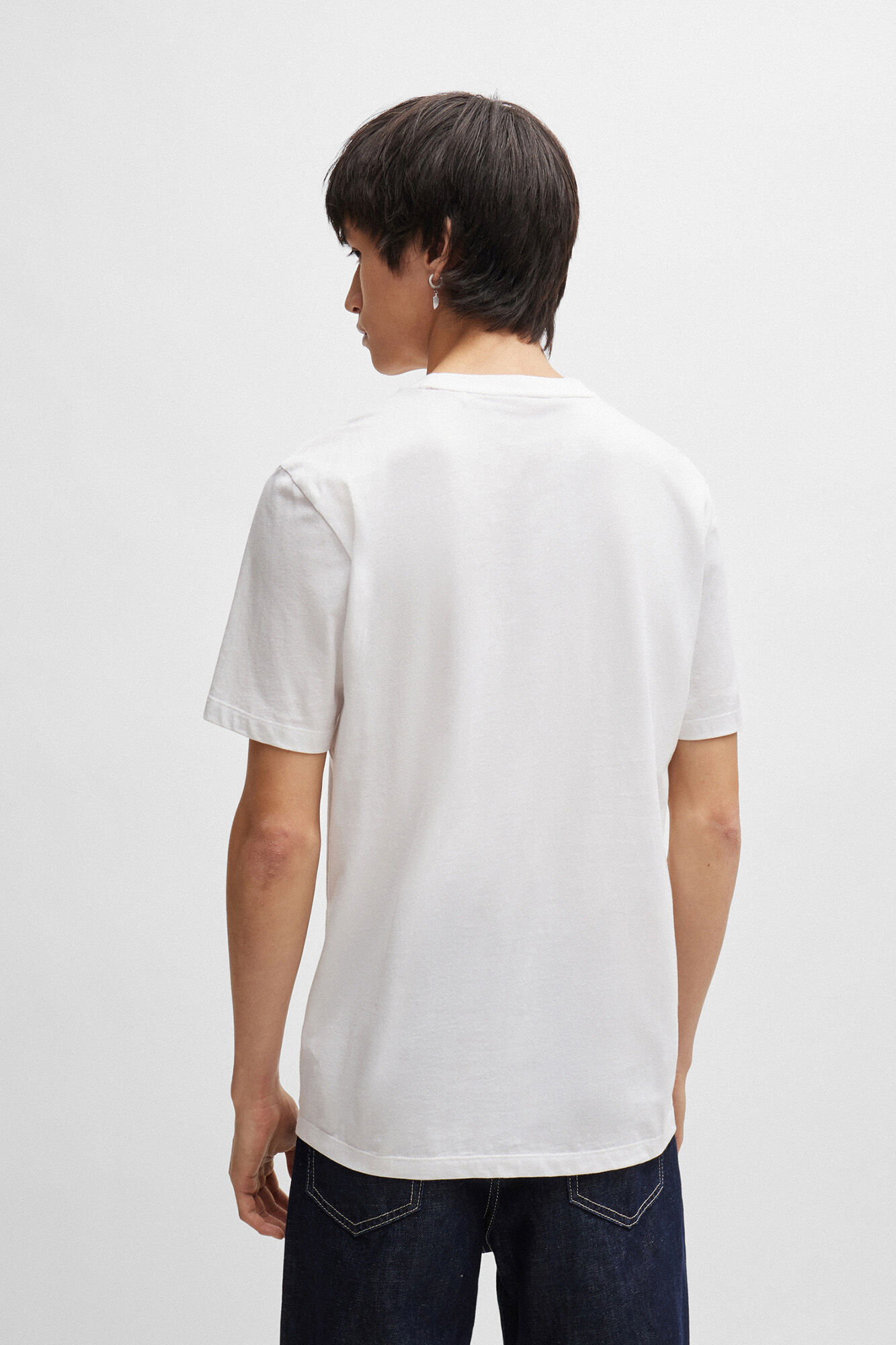 HUGO T-shirt de manga curta Branco