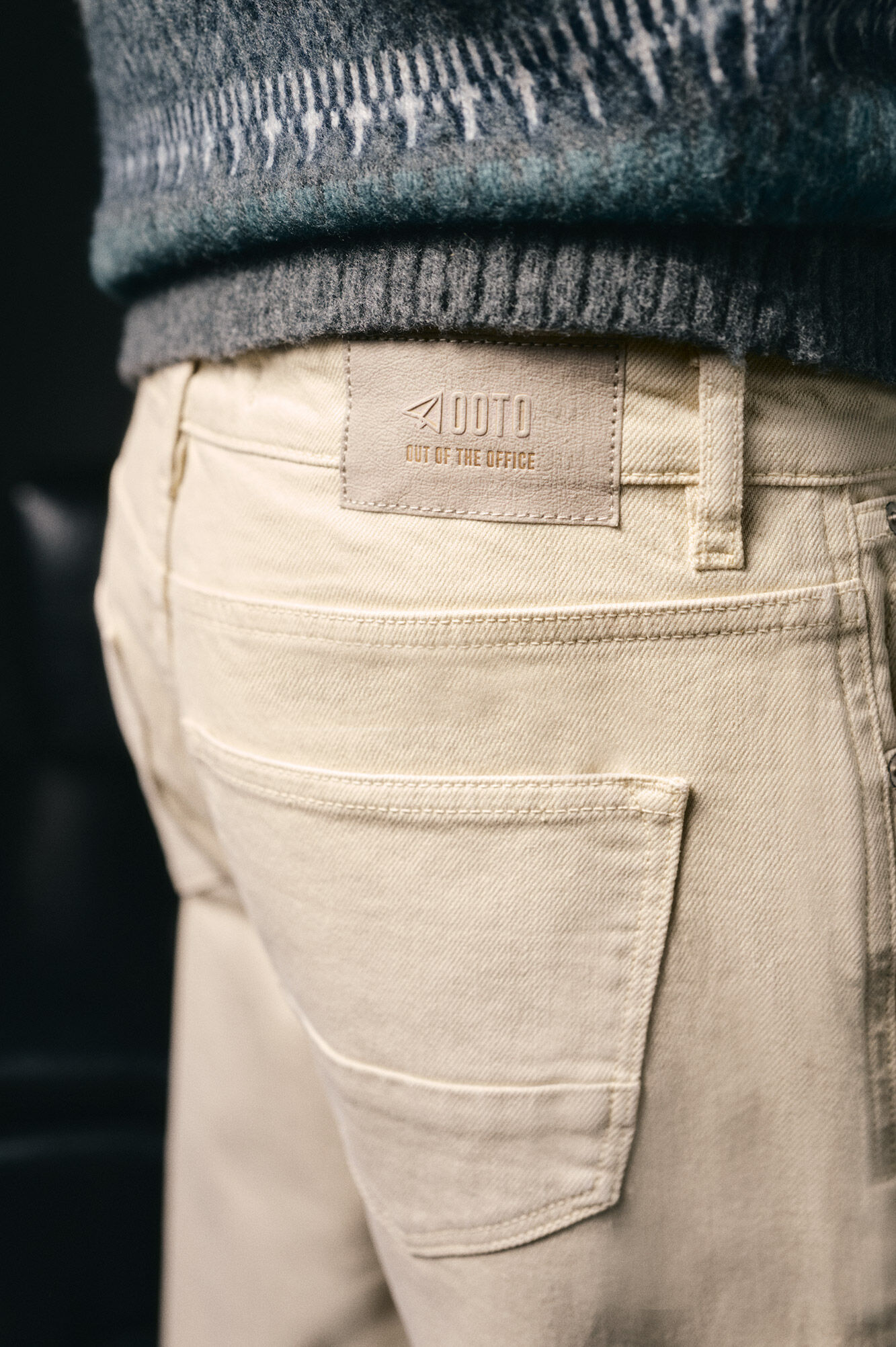 OOTO Cal&ccedil;a jeans straight fit Tostado