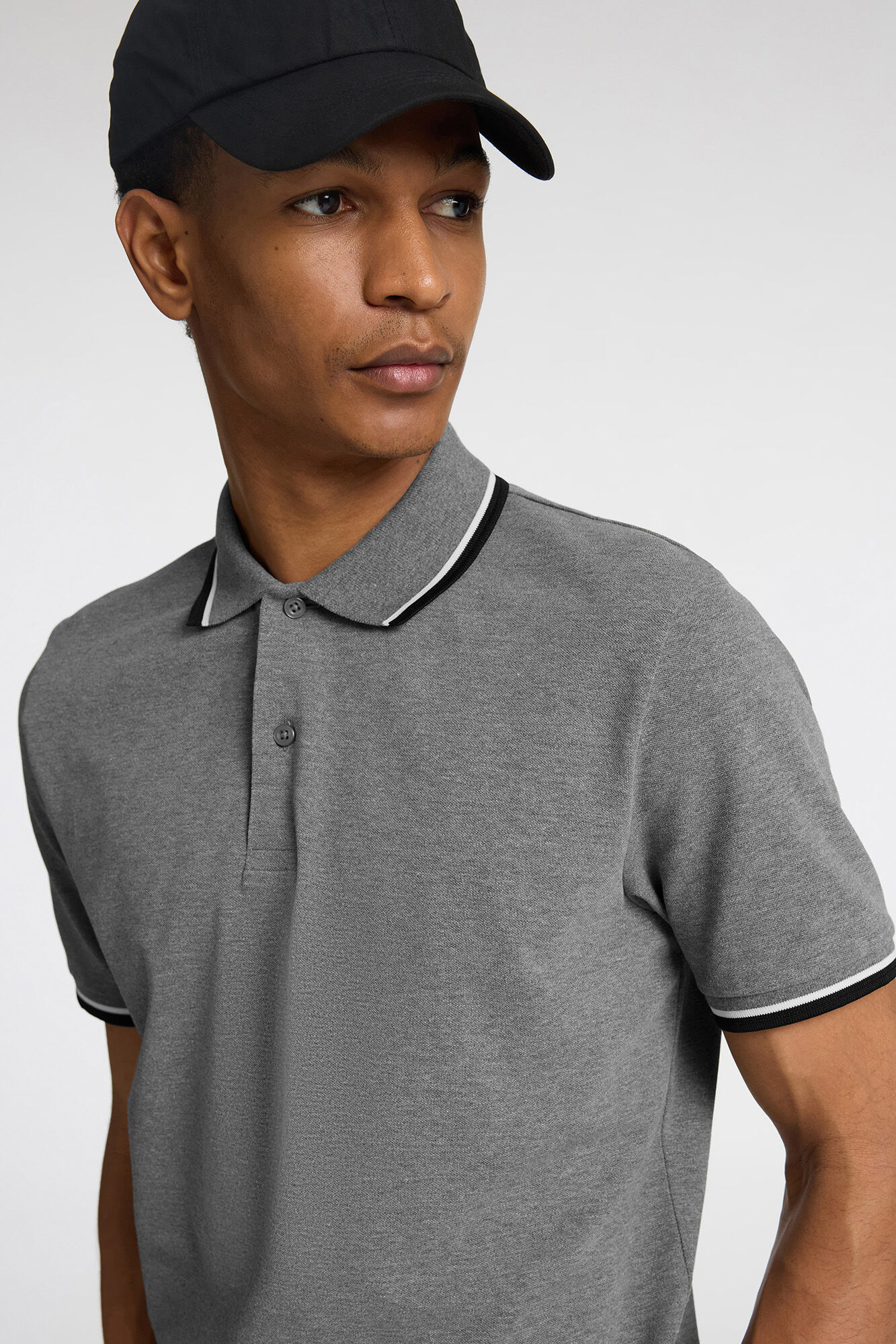 Selected Polo manga corta piqu&eacute;