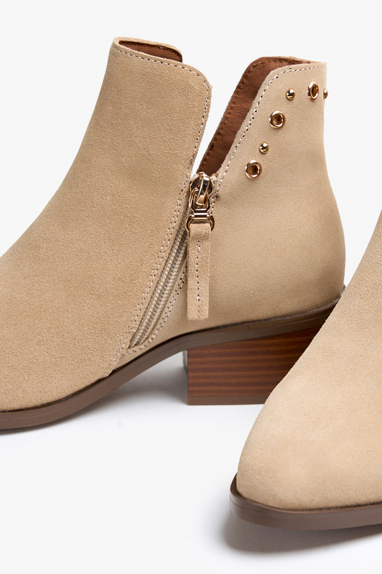 Popa Enfeites para botim femininas Arista Castanho