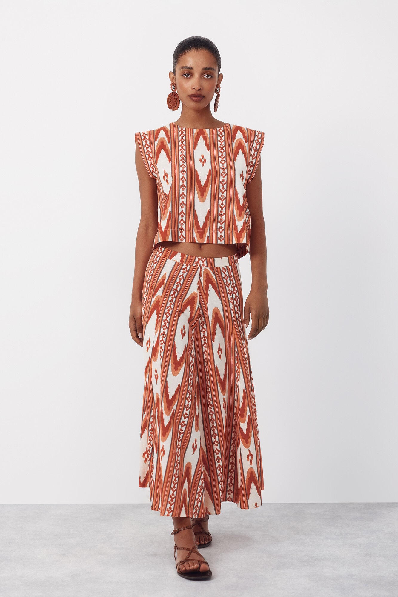 Cortefiel Printed skirt