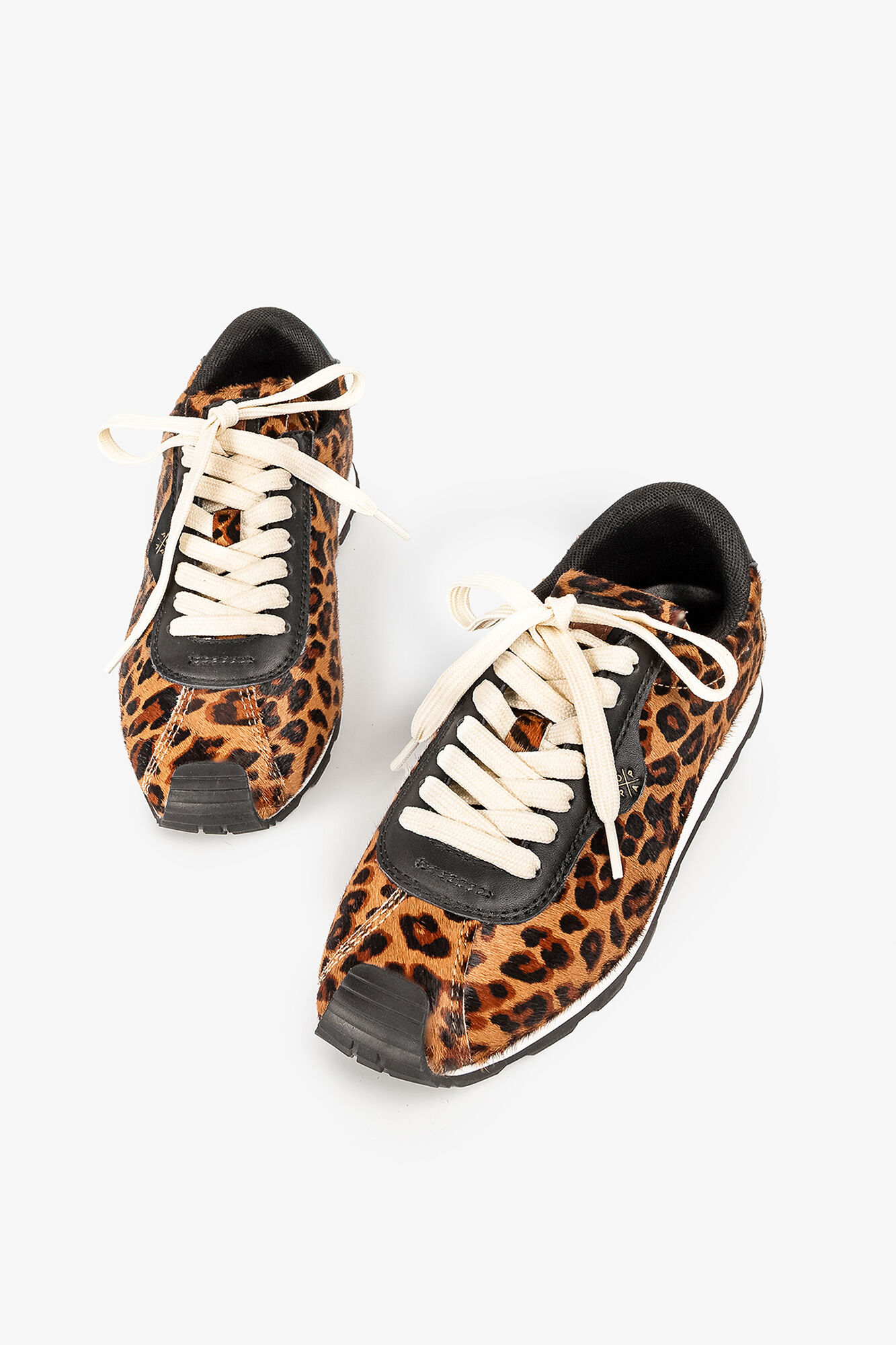 Popa Kira Leopard Women's Sports Shoe Black