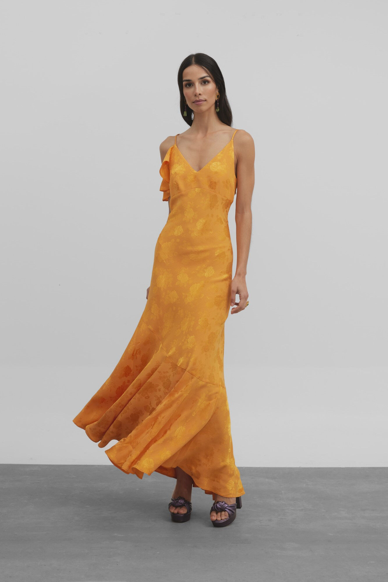 Silbon Vestido Event Collection Michaela Amarillo