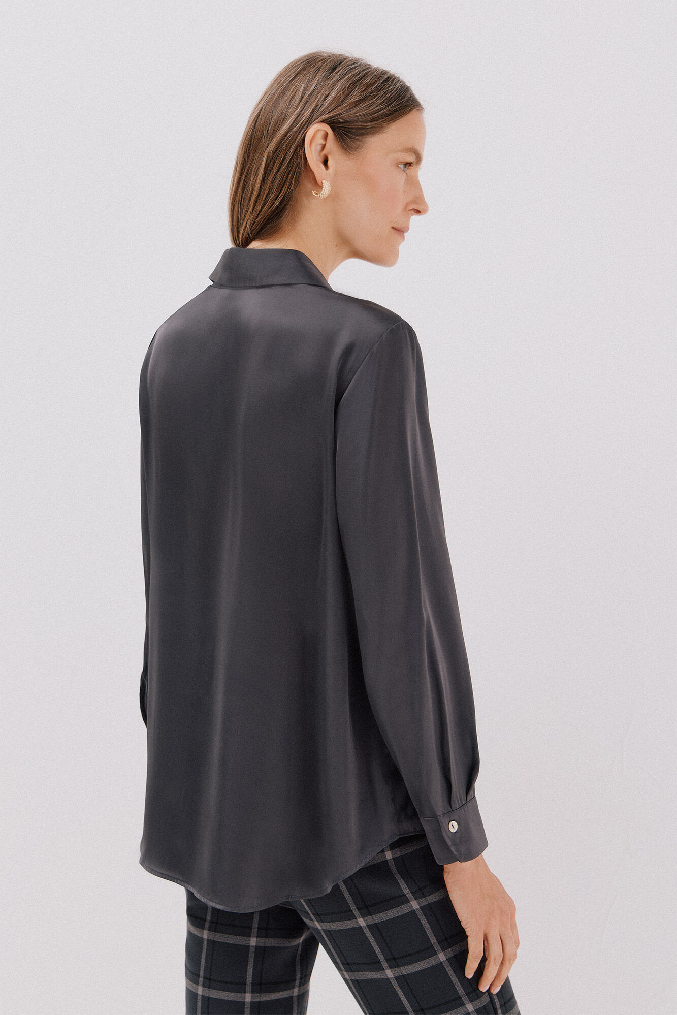 Cortefiel Satin-finish shirt