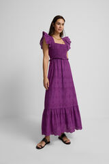 Silbon Vestido calados Morado