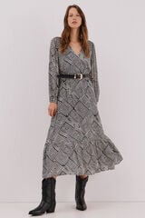 Cortefiel Printed dress Printed white