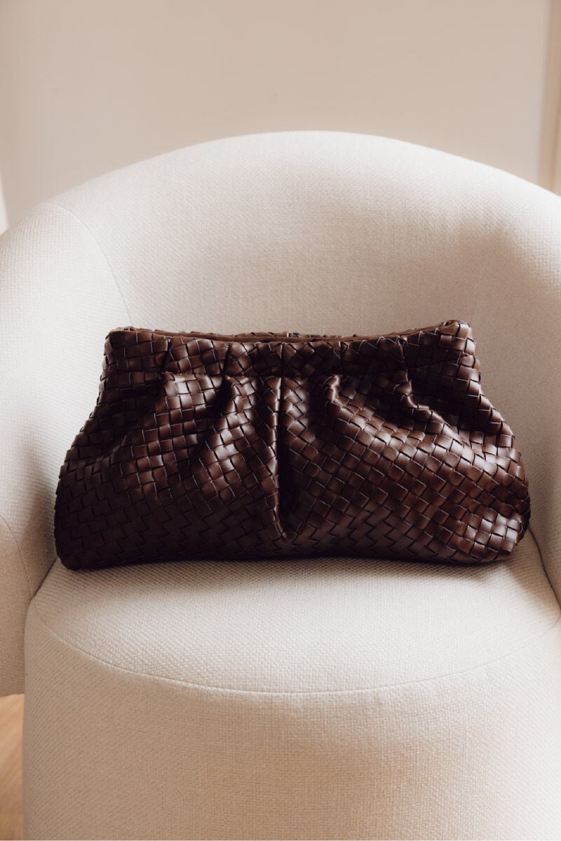 Cortefiel Mala de m&atilde;o entran&ccedil;ada