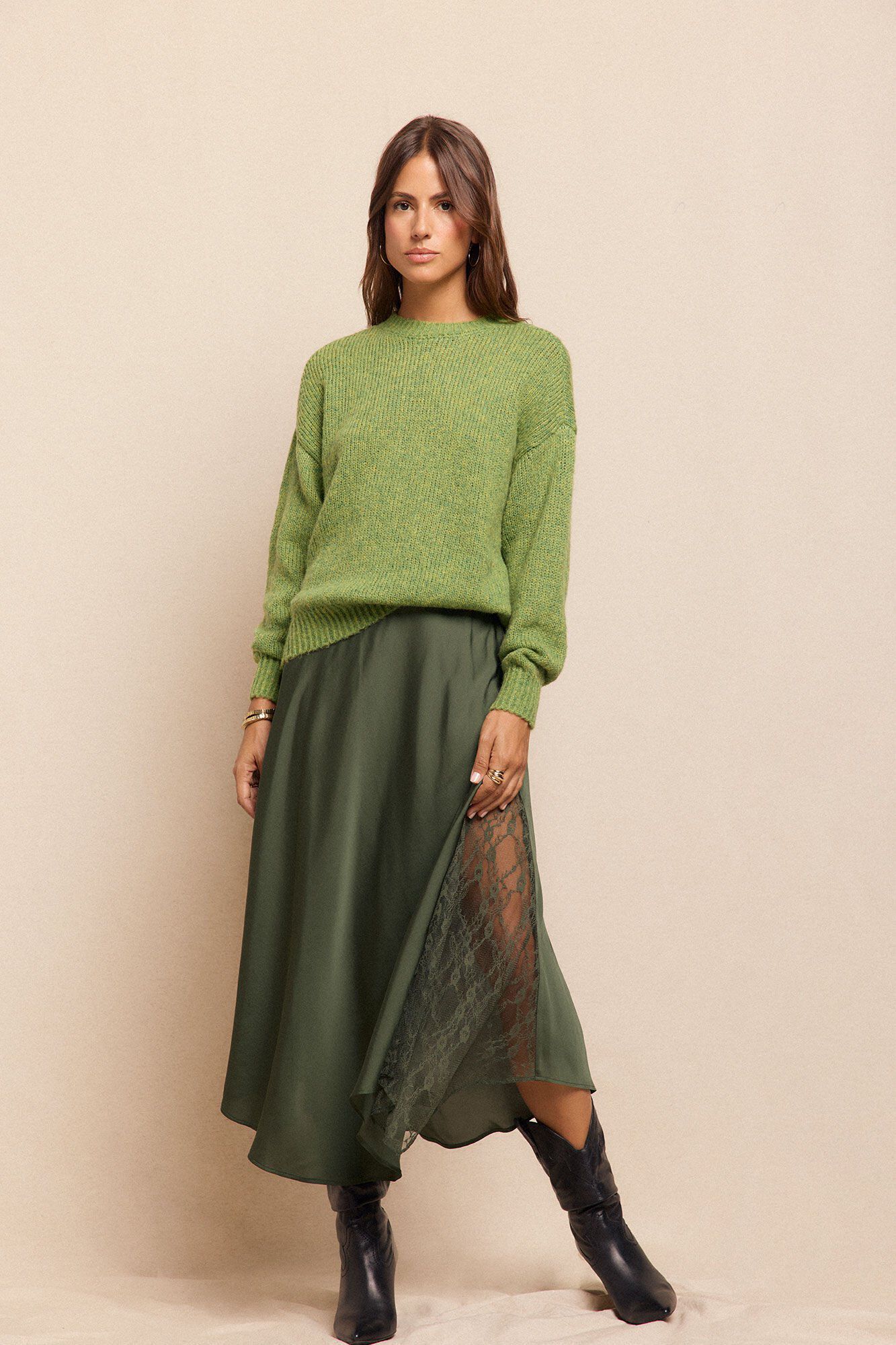 Slowlove Essential jumper Green