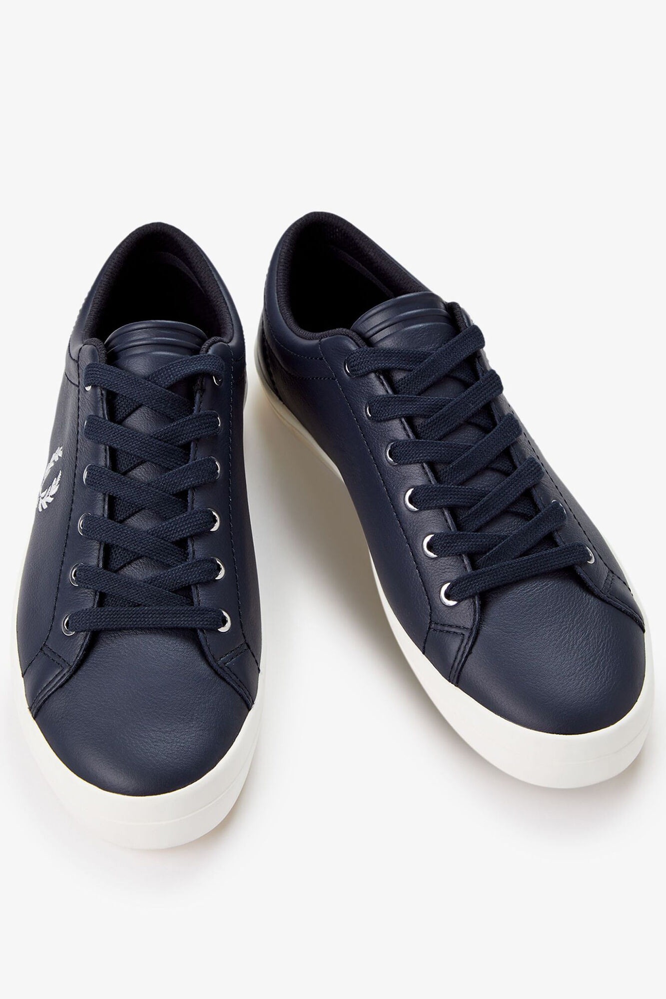 Fred Perry Baseline leather trainer Navy