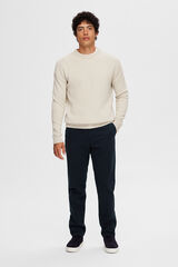 Selected Jersey estructura 100% algodón orgánico. Beige