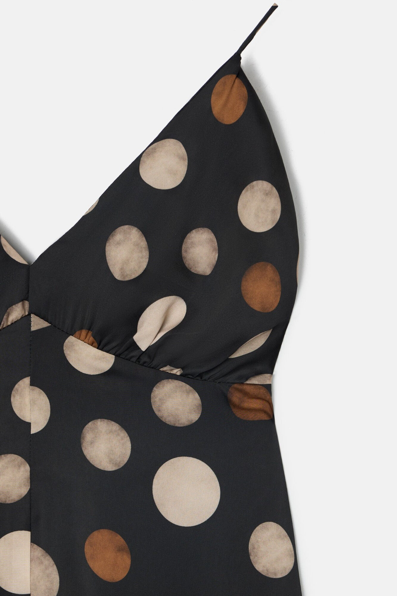 Silbon Vestido midi lunares Multicolor