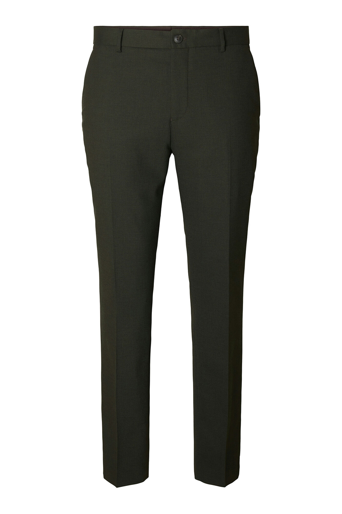 Selected Cal&ccedil;a de terno slim fit Verde