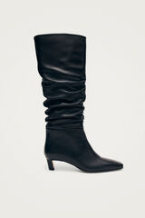 Alohas Kalila leather boots Black