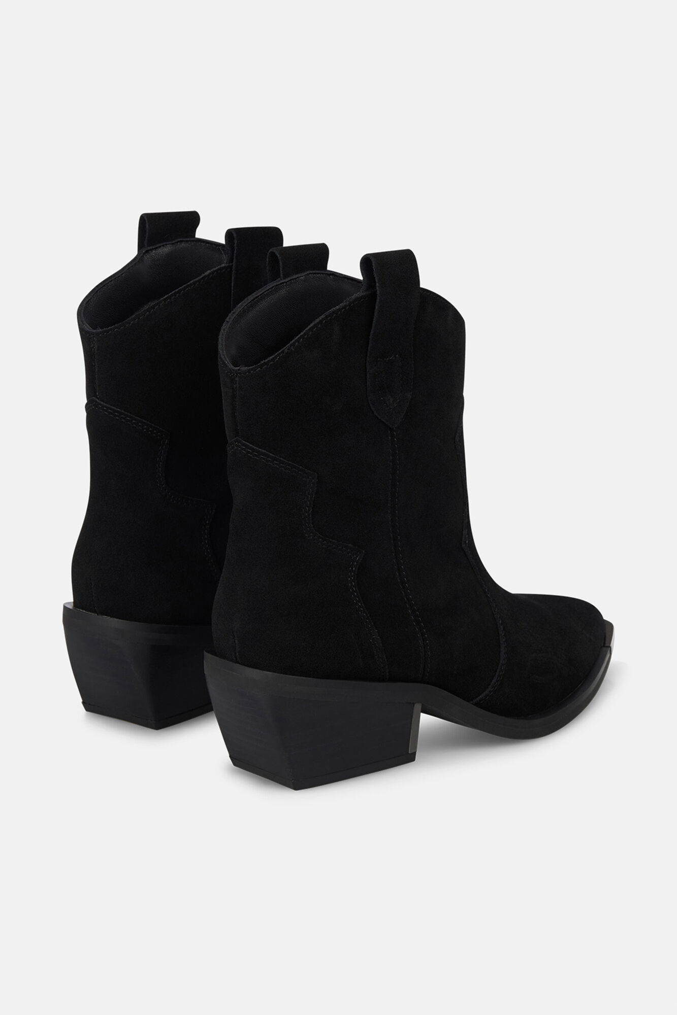 Alma en Pena Botim de cowboy de salto baixo Preto