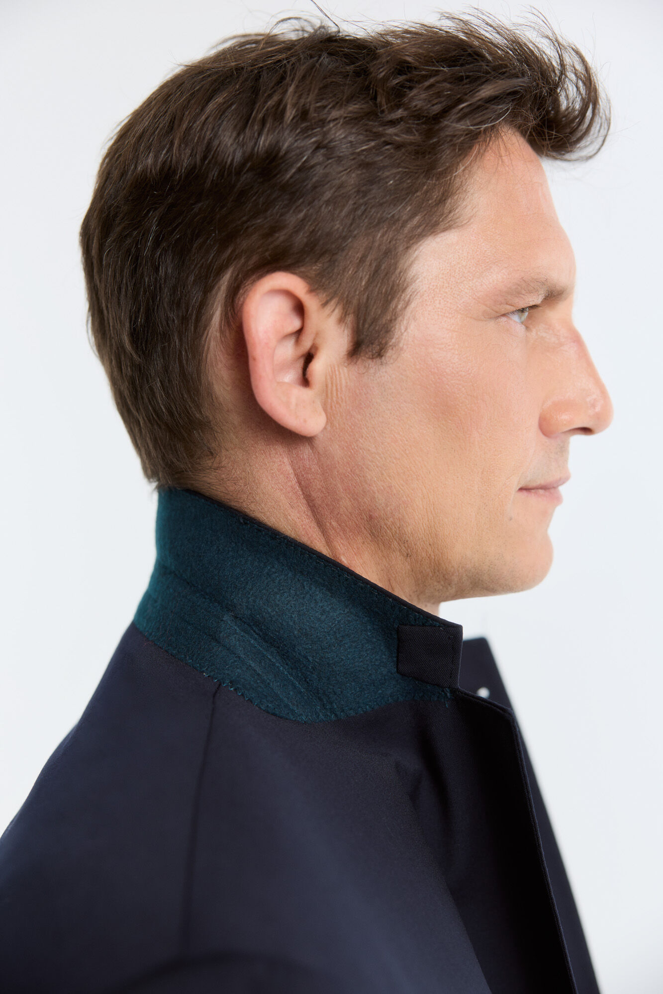 Cortefiel Twill smart fabric blazer Navy