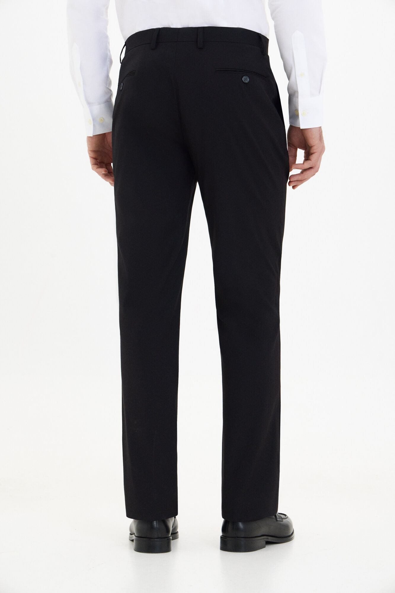 Cortefiel Cal&ccedil;as pretas s&eacute;rie xxi Preto