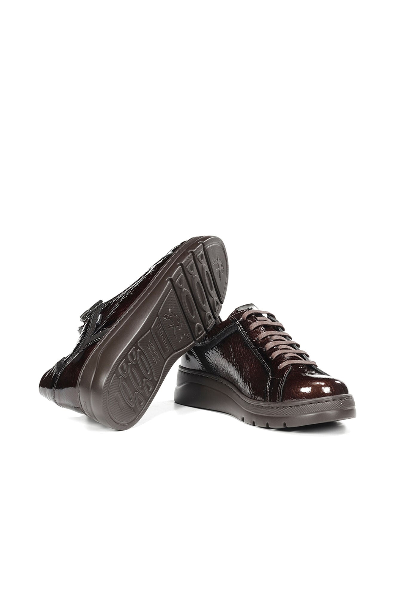 Fluchos Cal&ccedil;ado desportivo Pompas mulher Castanho