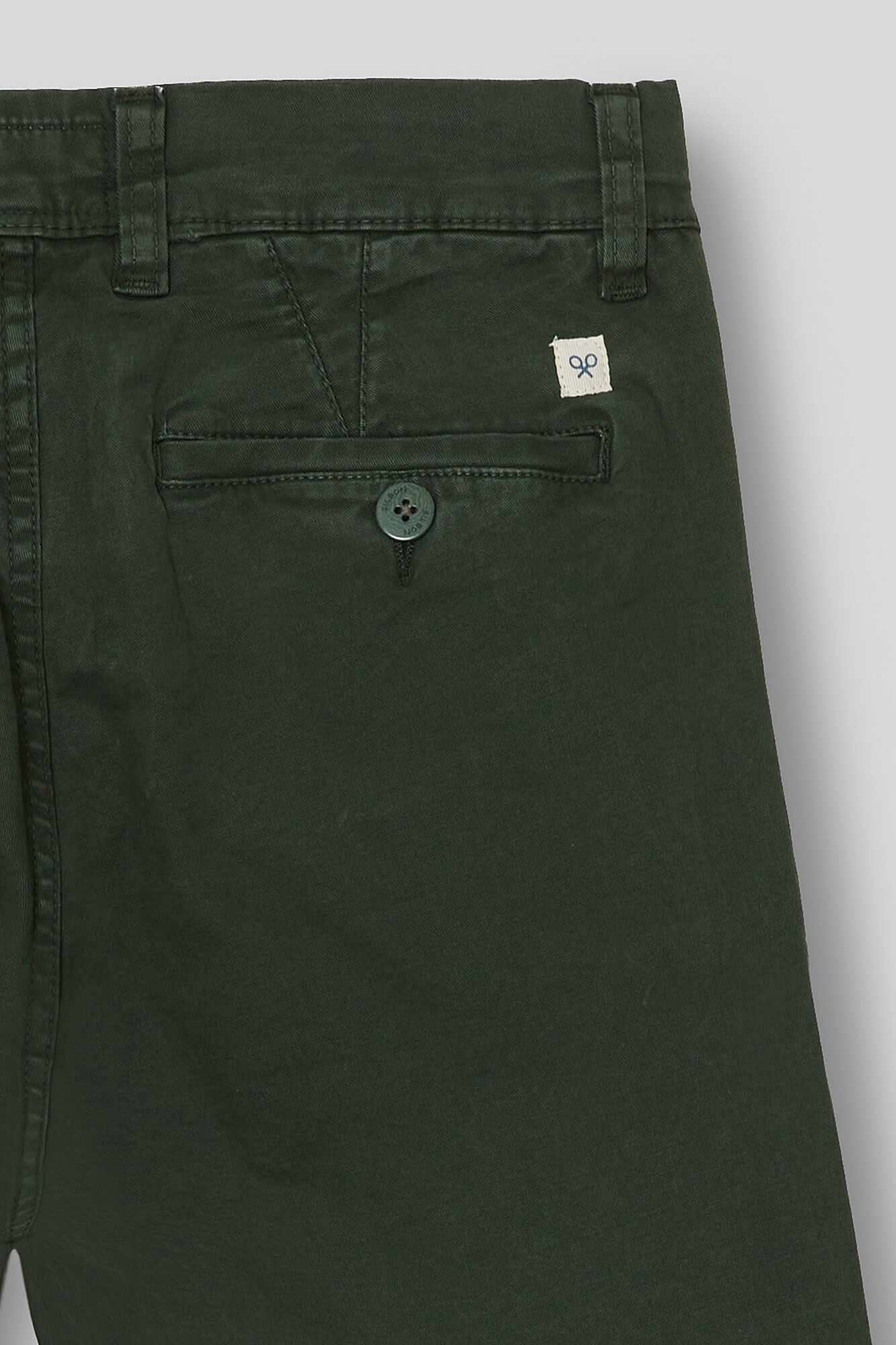 Silbon Casual bottle green chinos Dark green