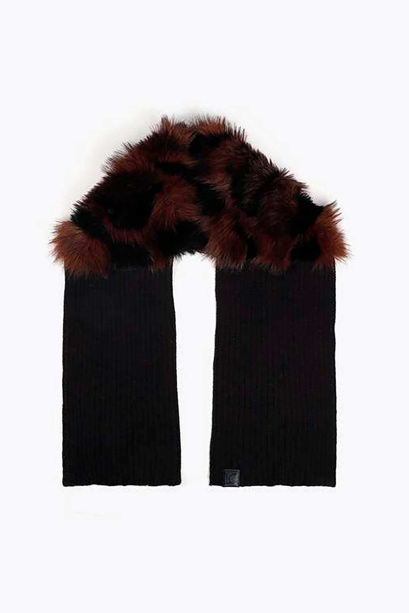 Lola Casademunt Cachecol combinado Castanho