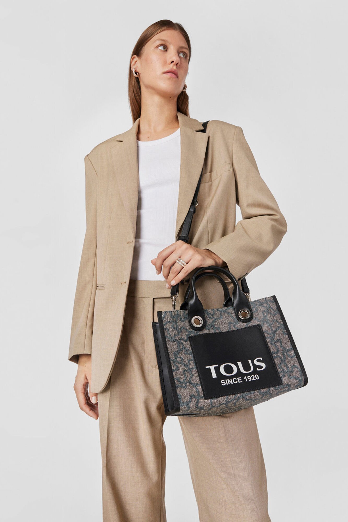 Tous Amaya Kaos Icon medium black shopper bag Black