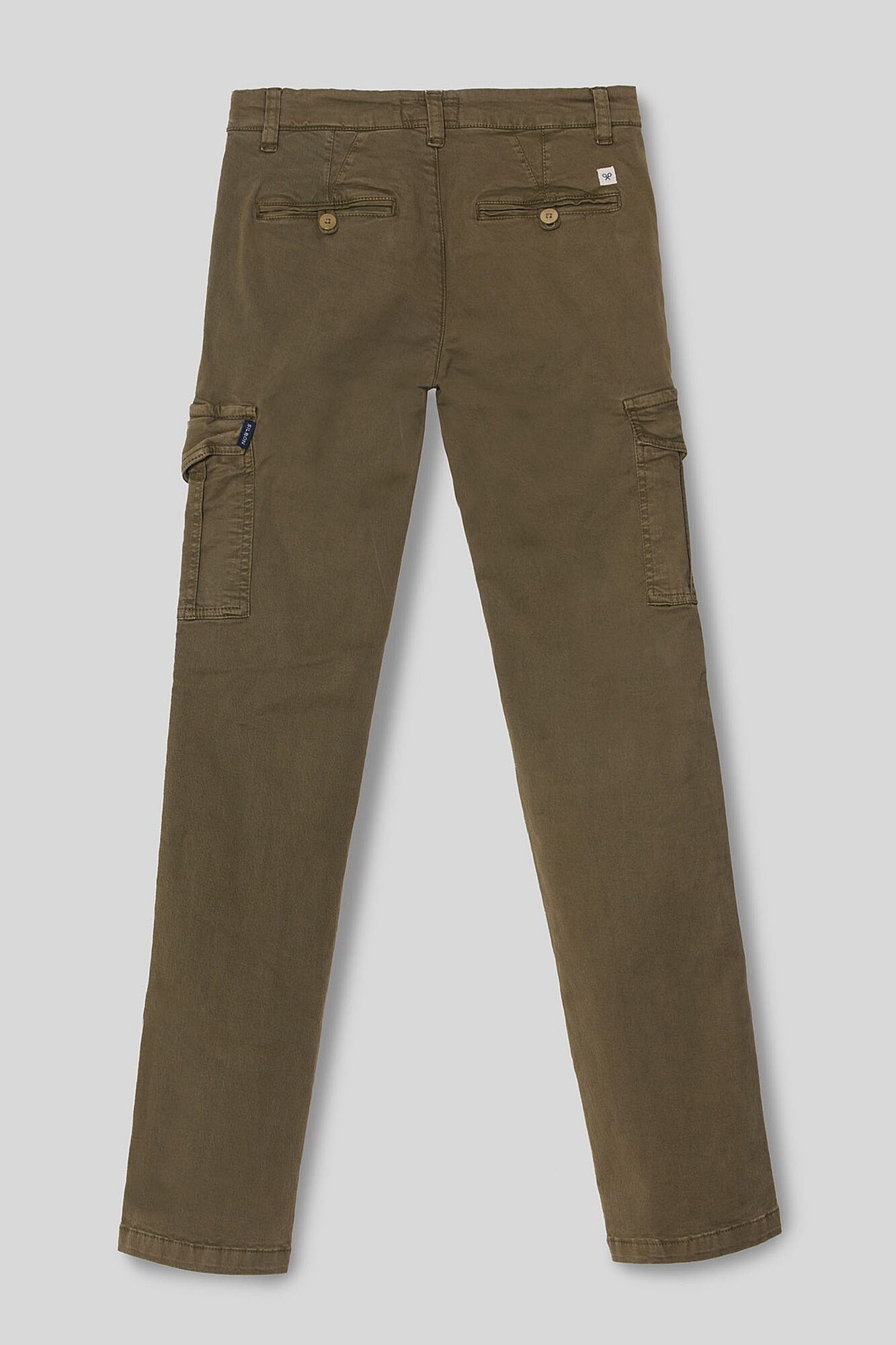 Silbon Casual khaki cargo trousers Kaki