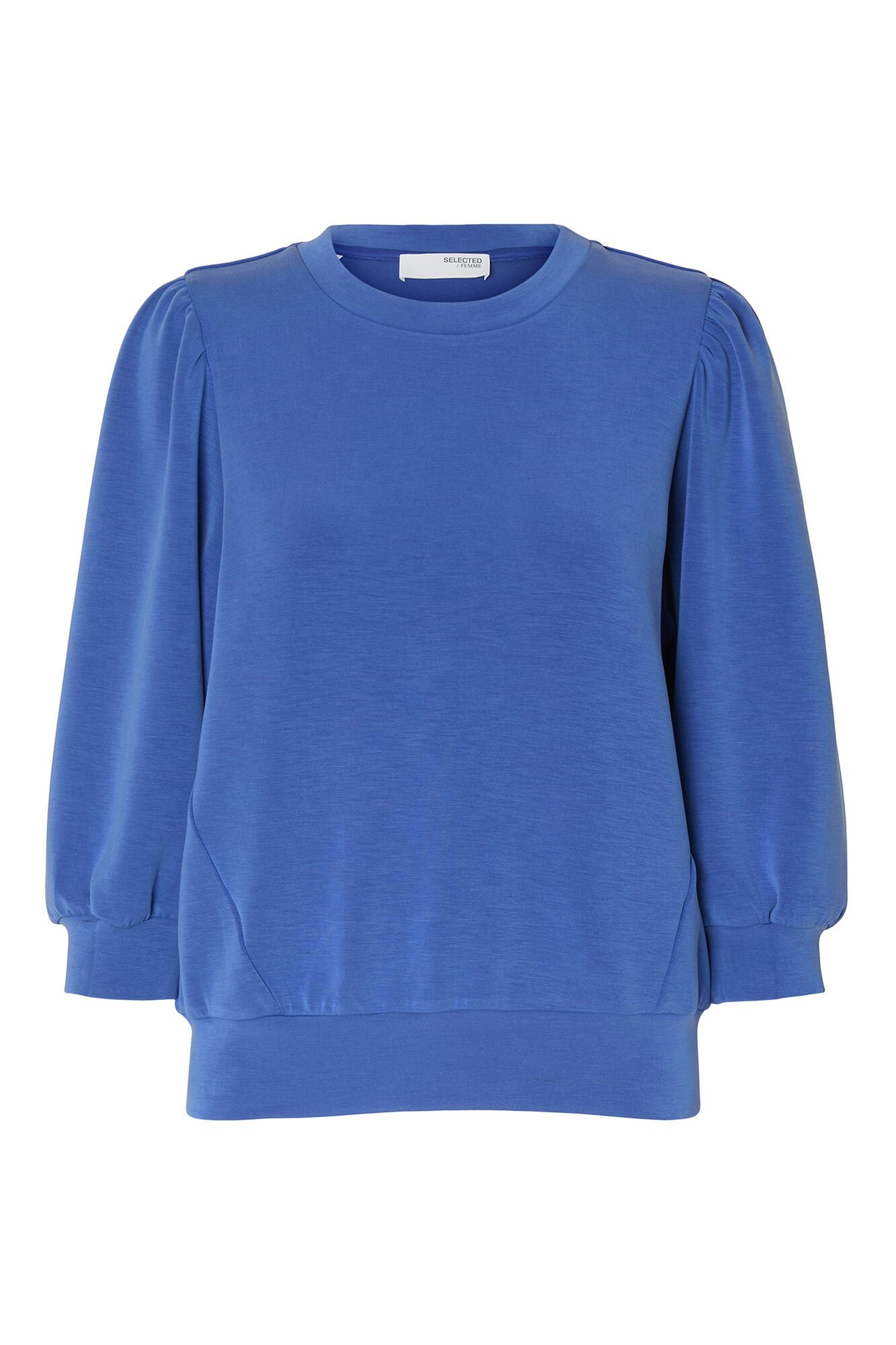 Selected Blusa com manga top Azul