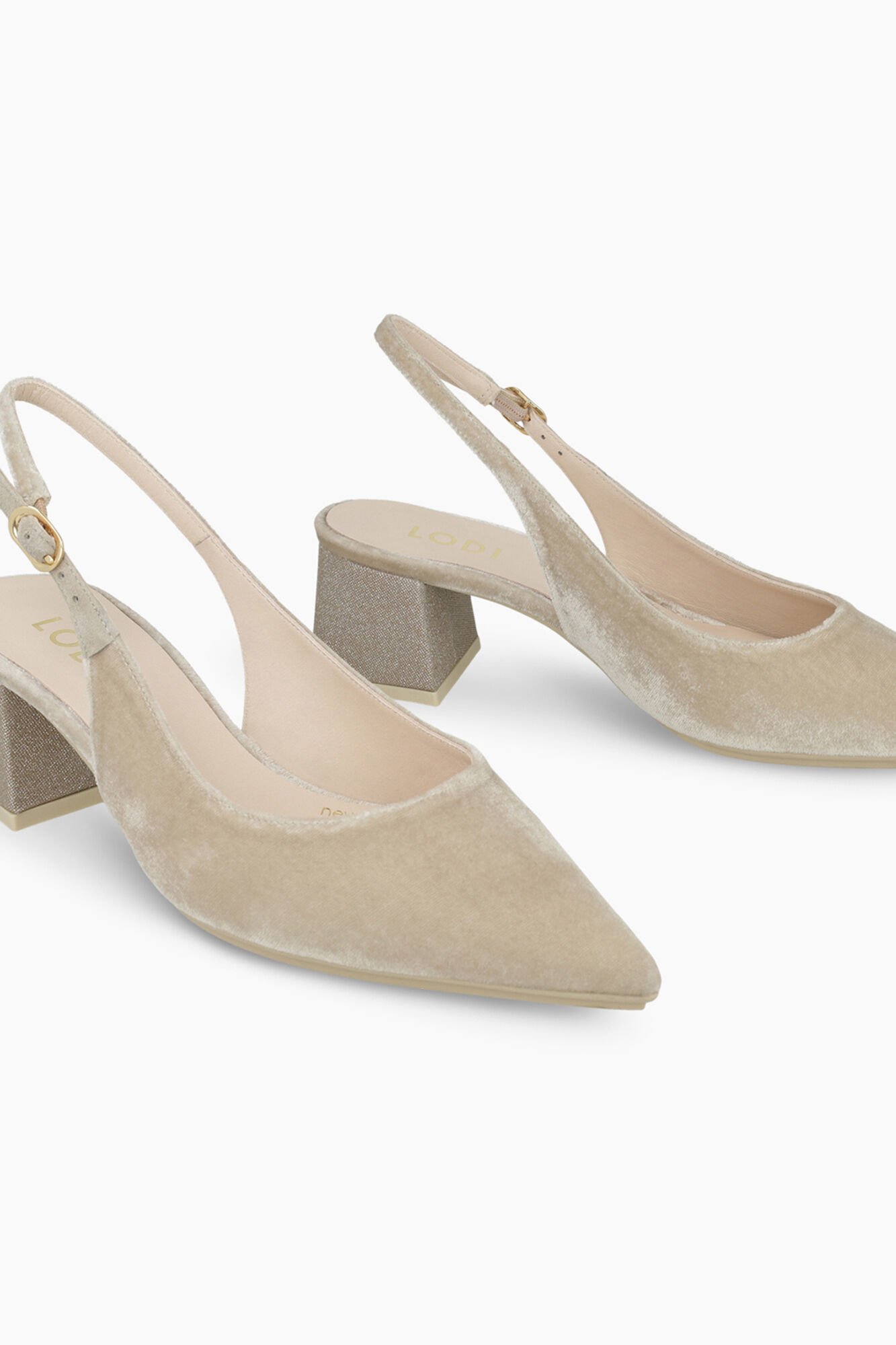 Lodi Sapatos de veludo Tostado