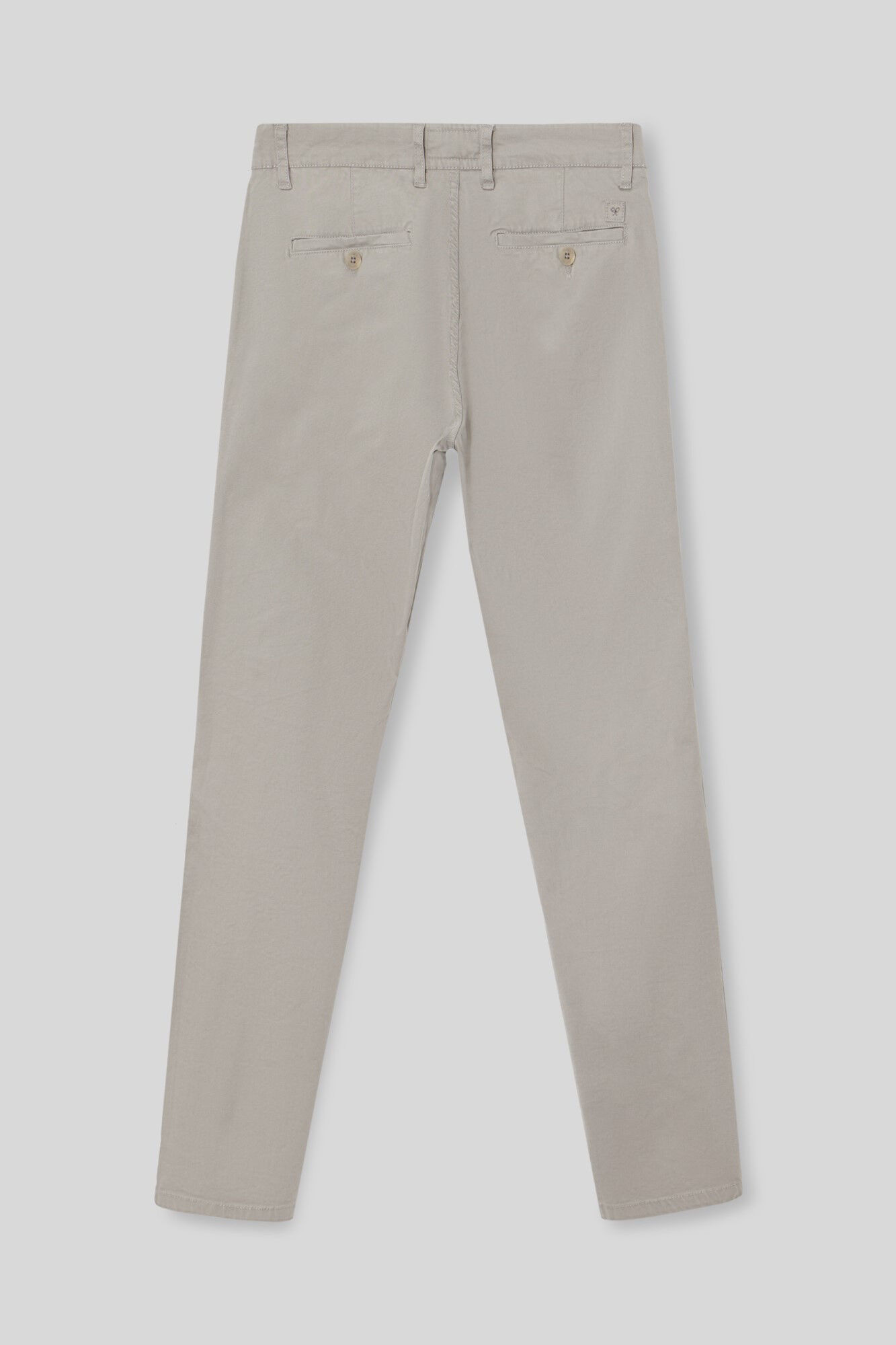 Silbon Mid-grey casual chinos Grey
