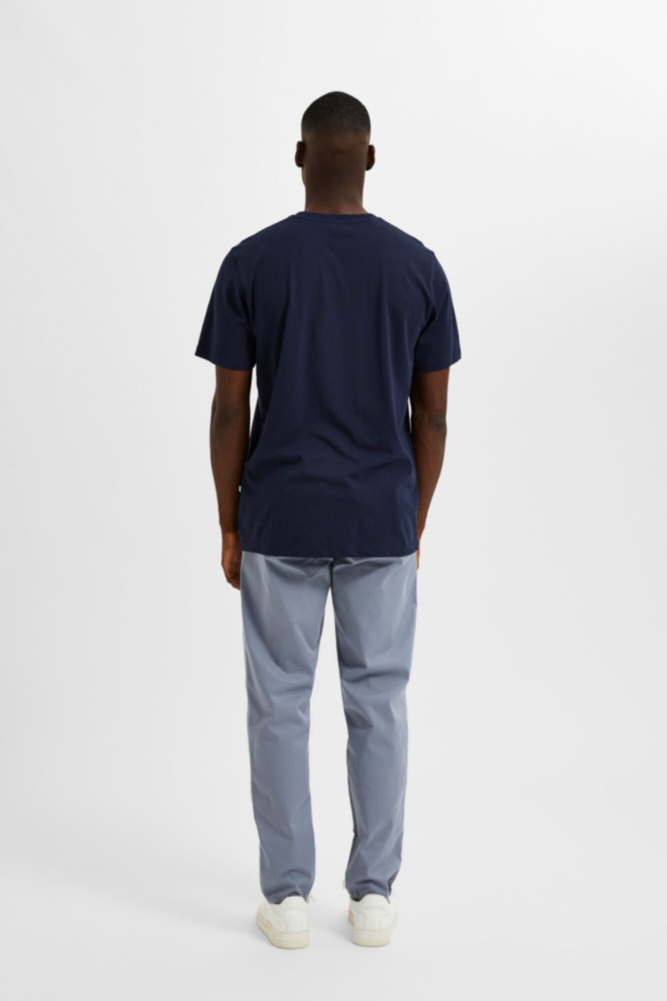 Selected Camiseta de manga corta Regular Fit Azul marino