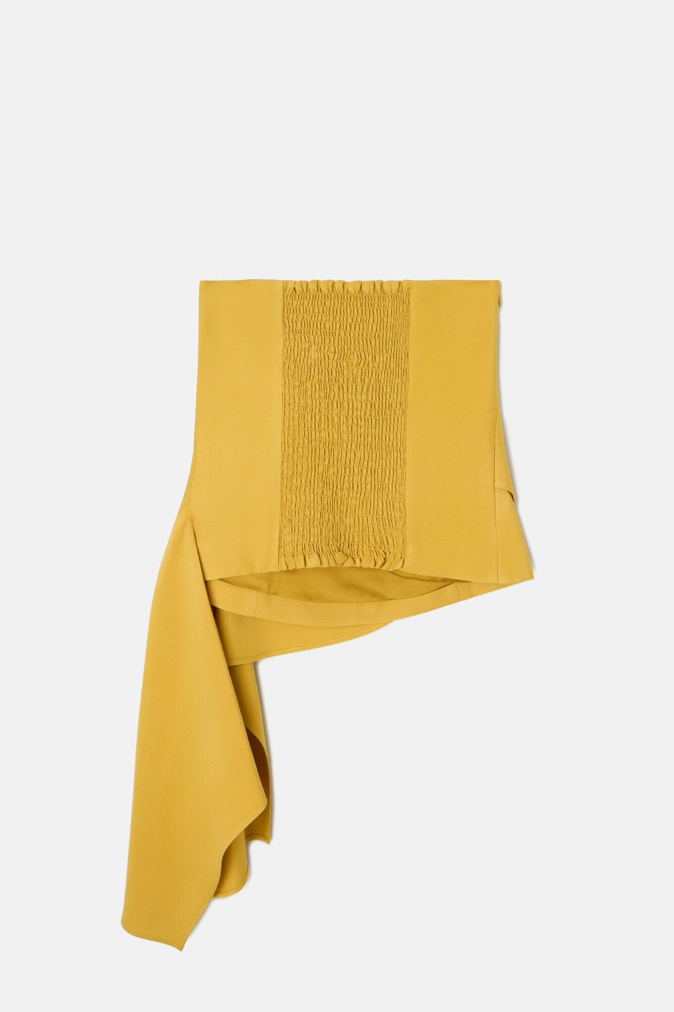 Silbon Top com folho Amarelo