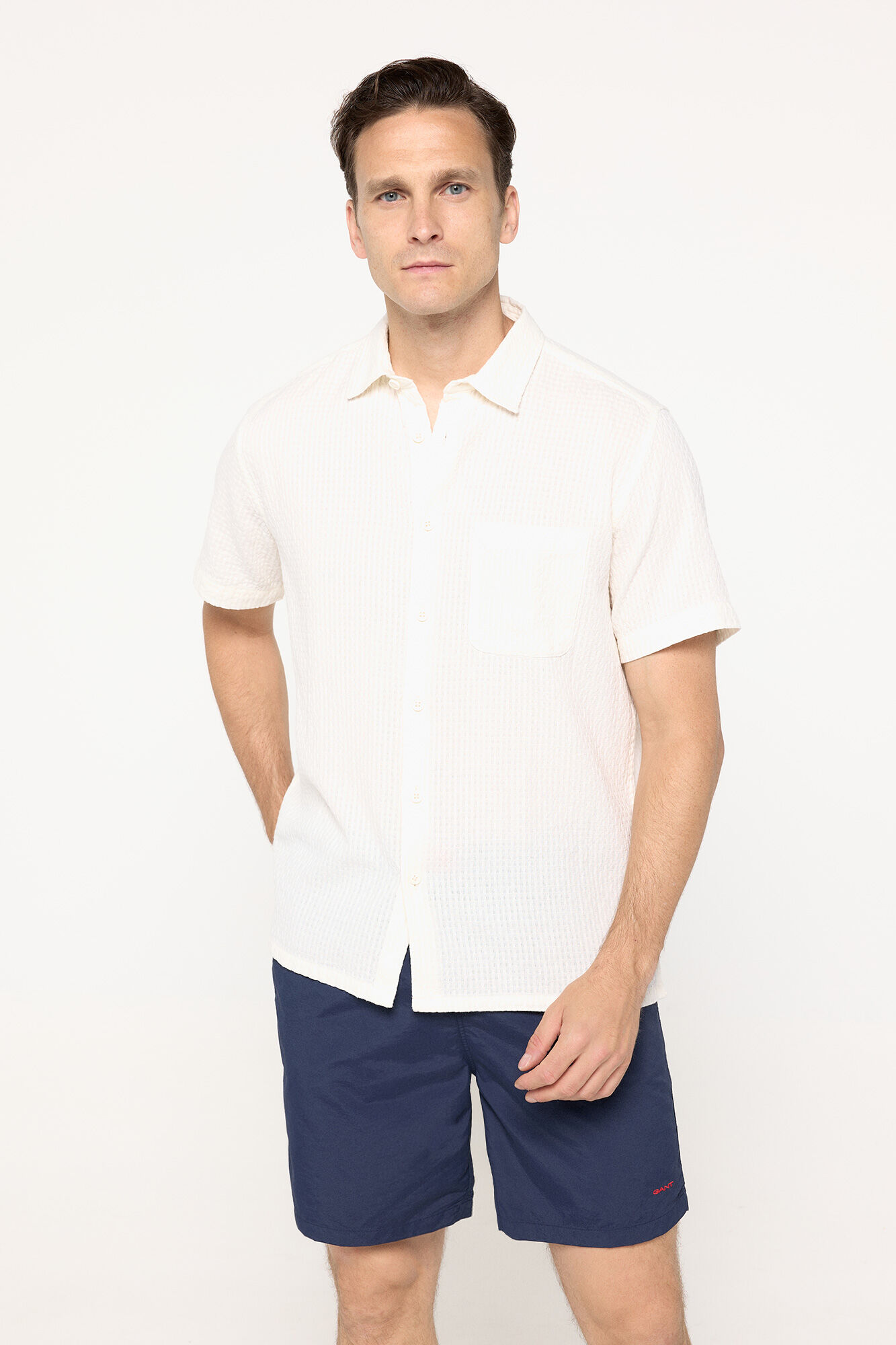 Gant Fato de banho logo Azul