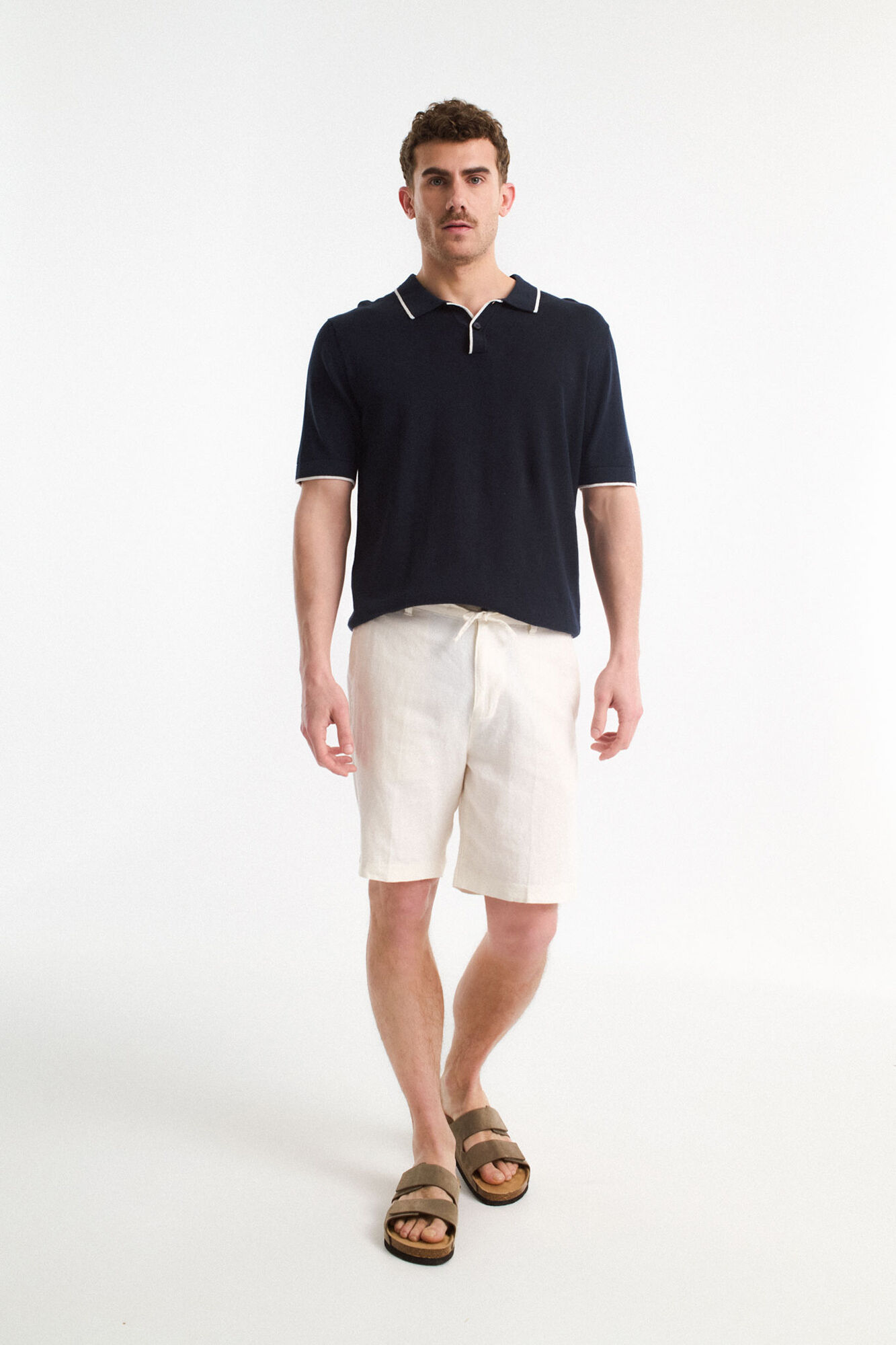 Selected Pantal&oacute;n chino corto