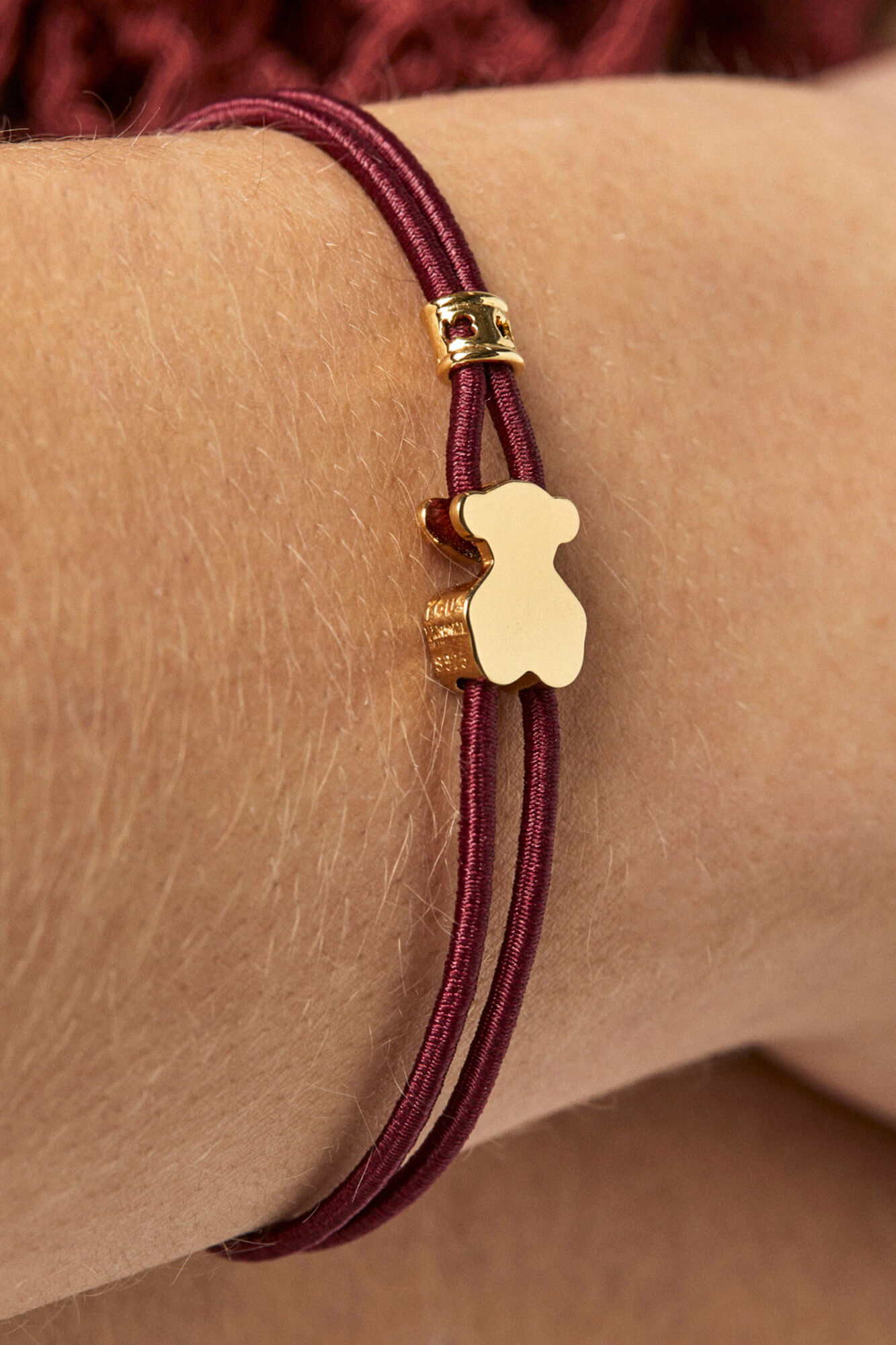 Tous Pulsera TOUS Sweet Dolls el&aacute;stica Vino