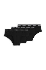 HUGO Pack 3 cuecas Preto