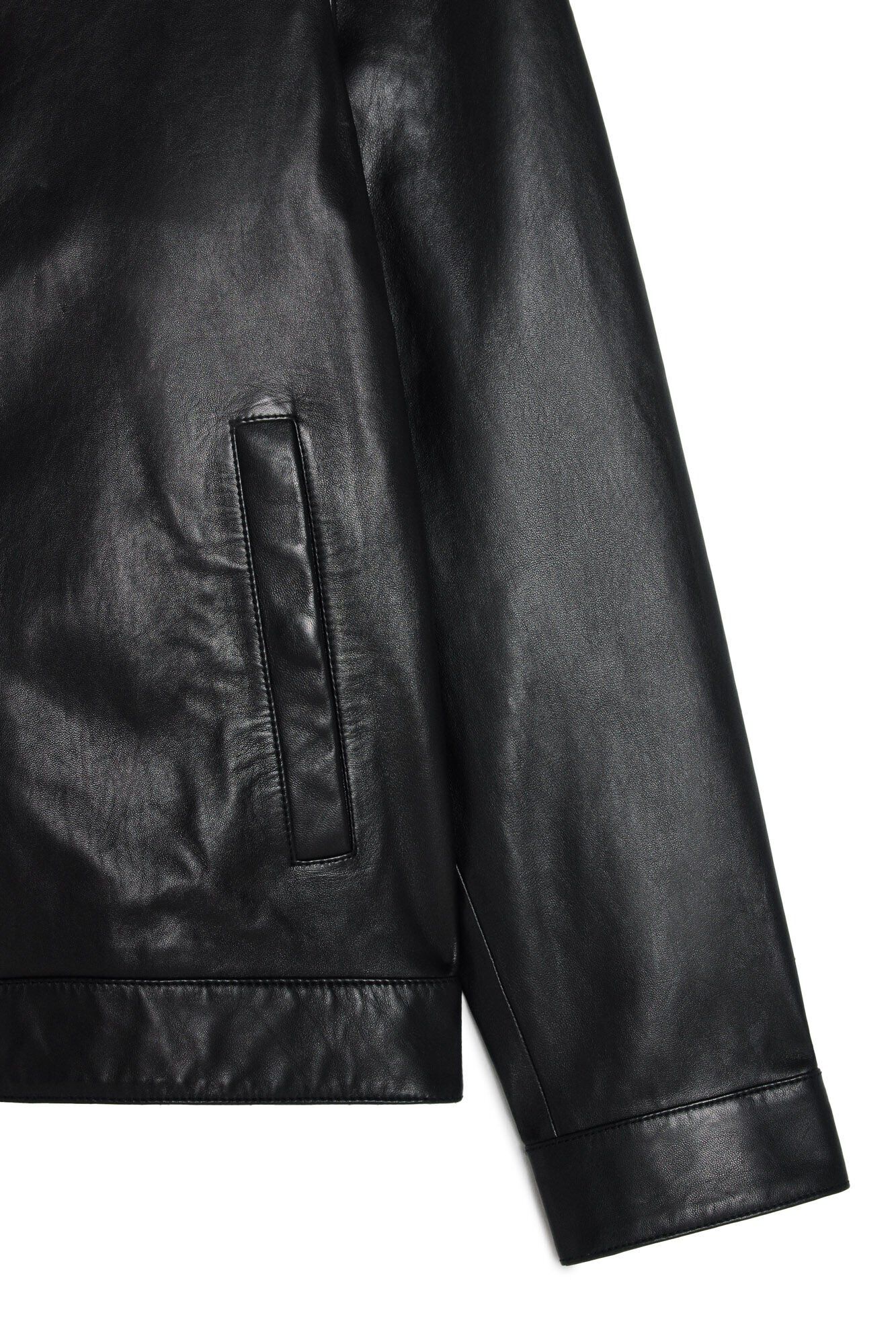 OOTO Cazadora piel Negro