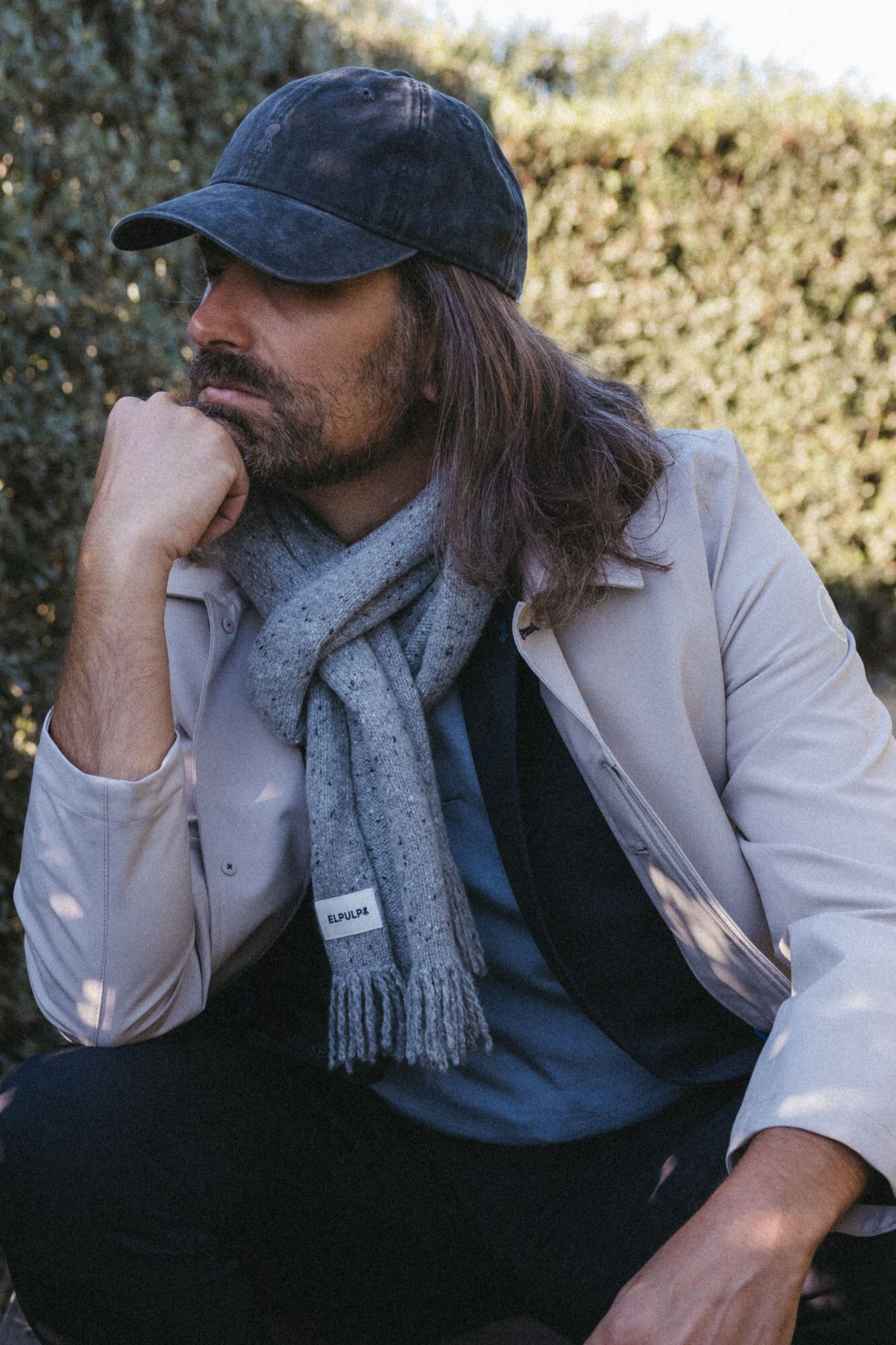 elPulpo Bon&eacute; bordado lavado