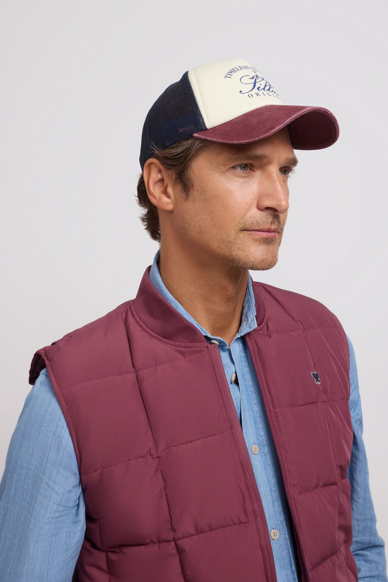 Silbon Colete t&eacute;cnico xadrez